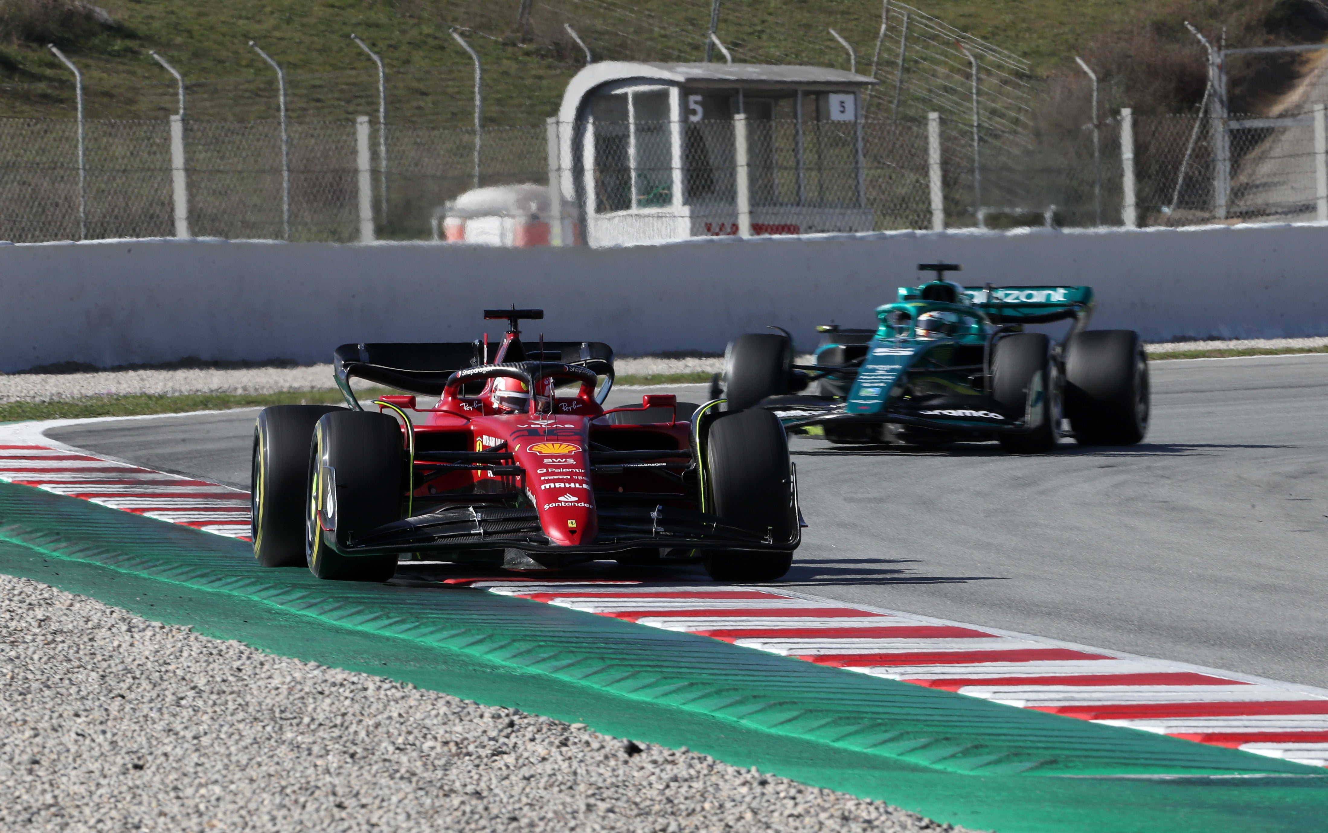 Charles Leclerc finished fastest on the opening morning in Barcelona (Bradley Collyer/PA)