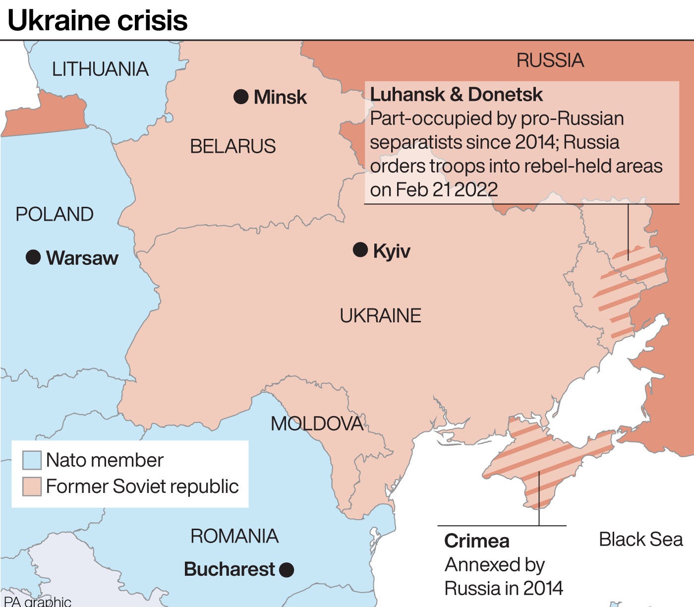 Tensions are continuing to mount in Ukraine