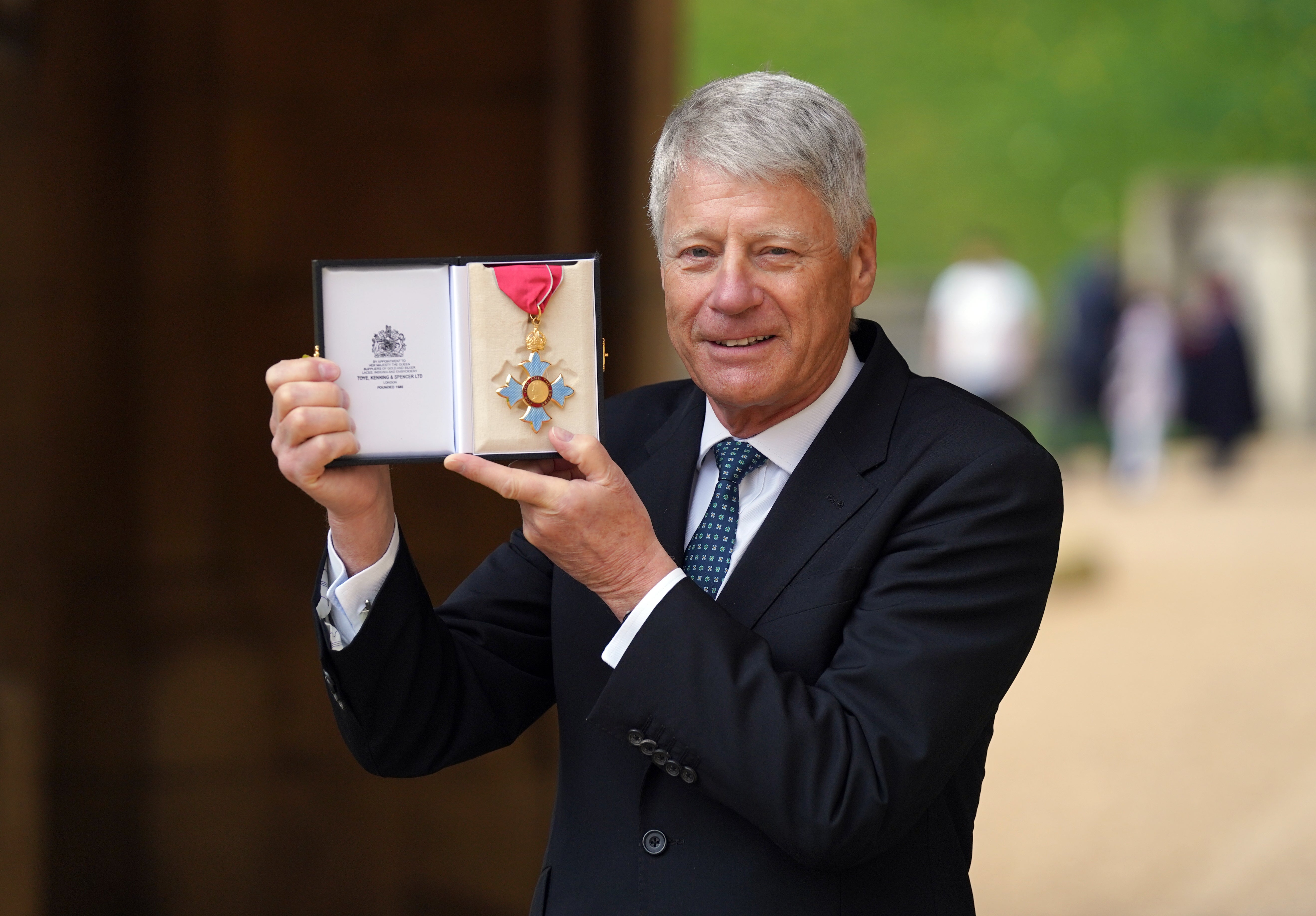 Nick Ross was made a CBE by the Princess Royal at Windsor Castle (Steve Parsons/PA)