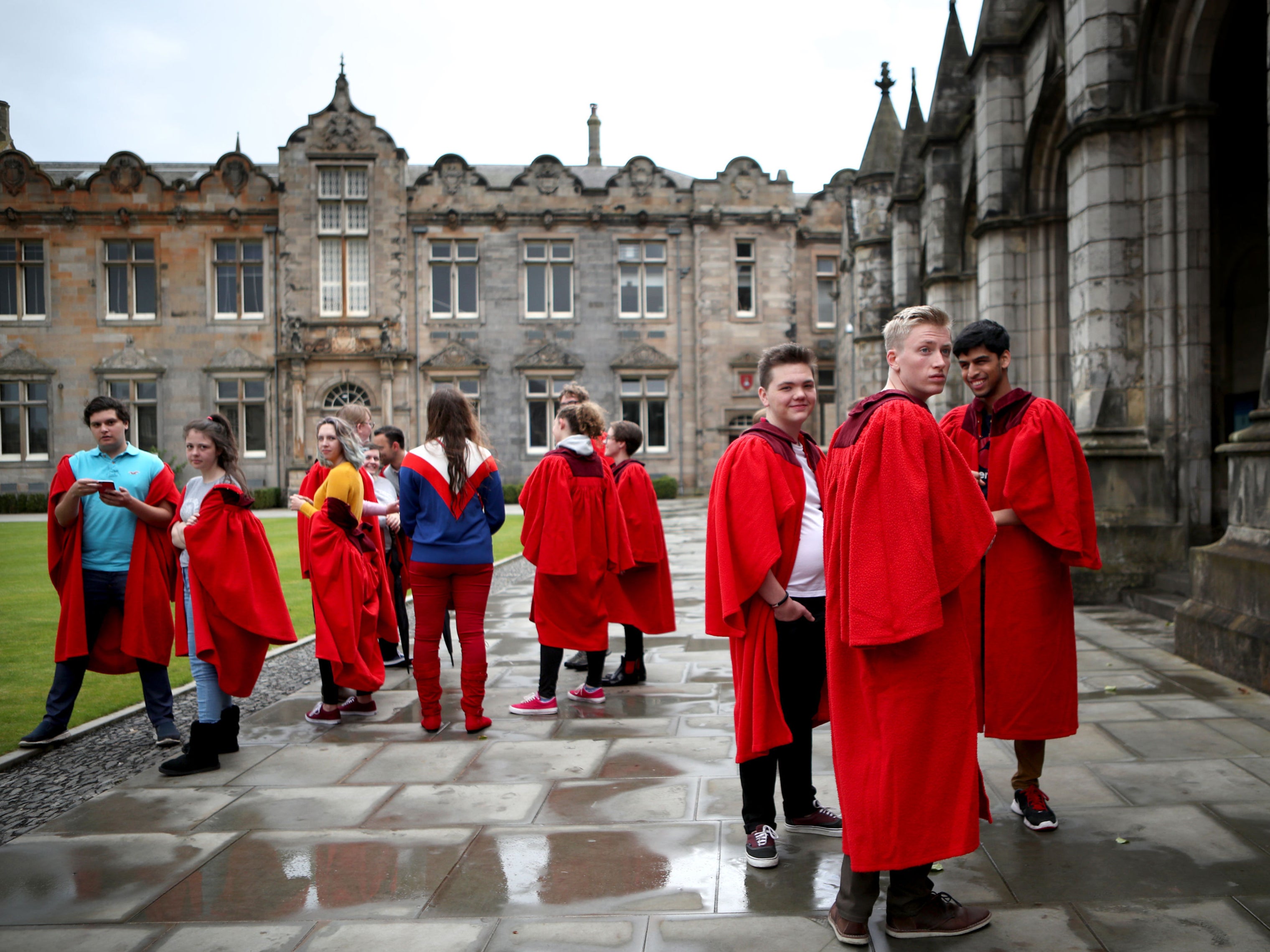 Students at the University of St Andrews