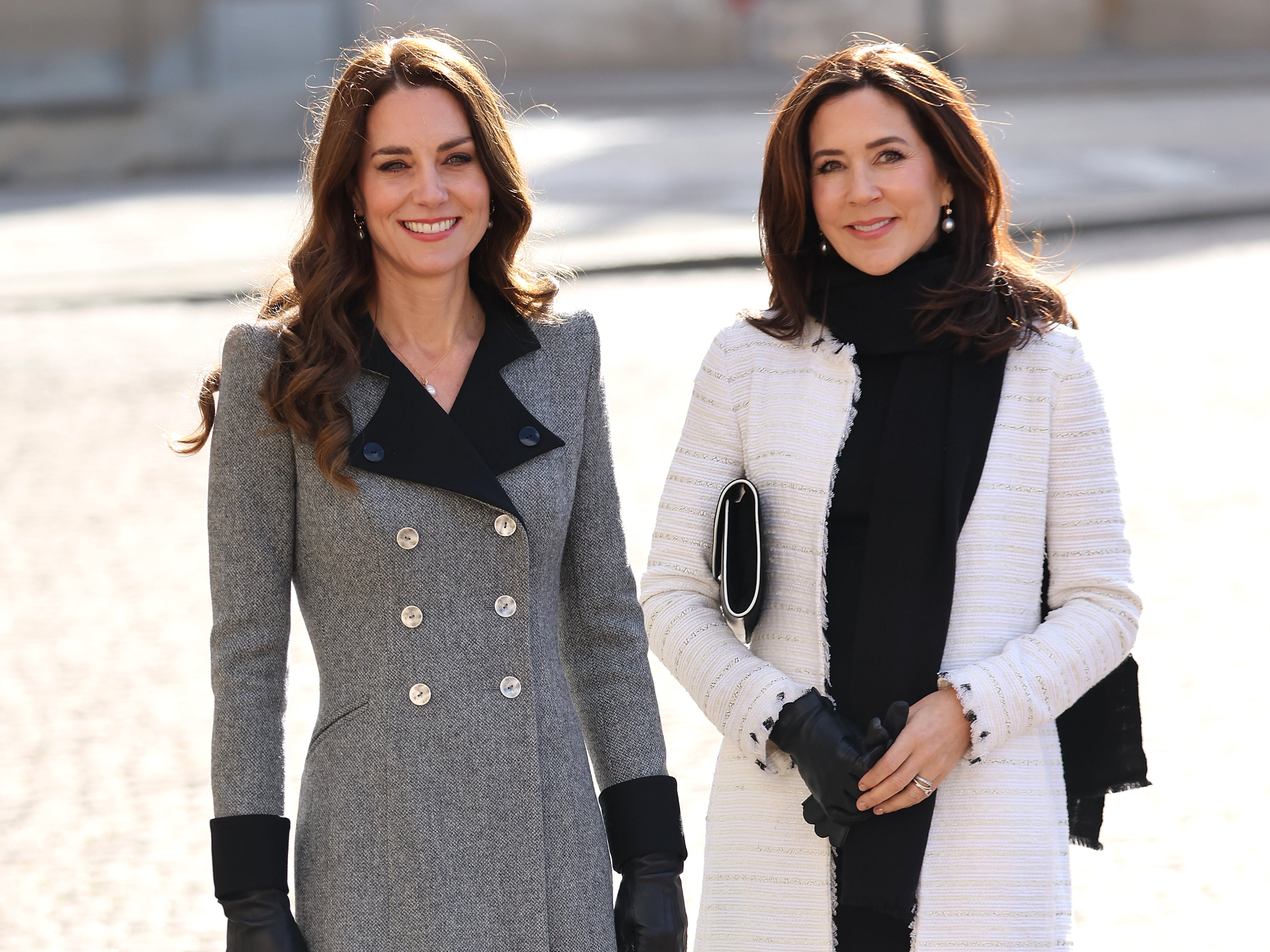 The Duchess of Cambridge and Denmark’s Princess Mary