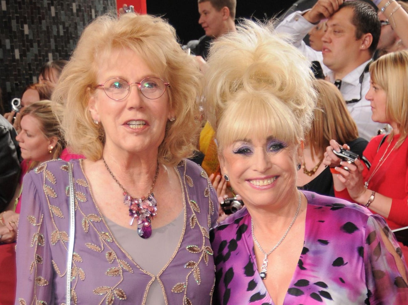 Anna Karen and Barbara Windsor at the British Soap Awards in 2009