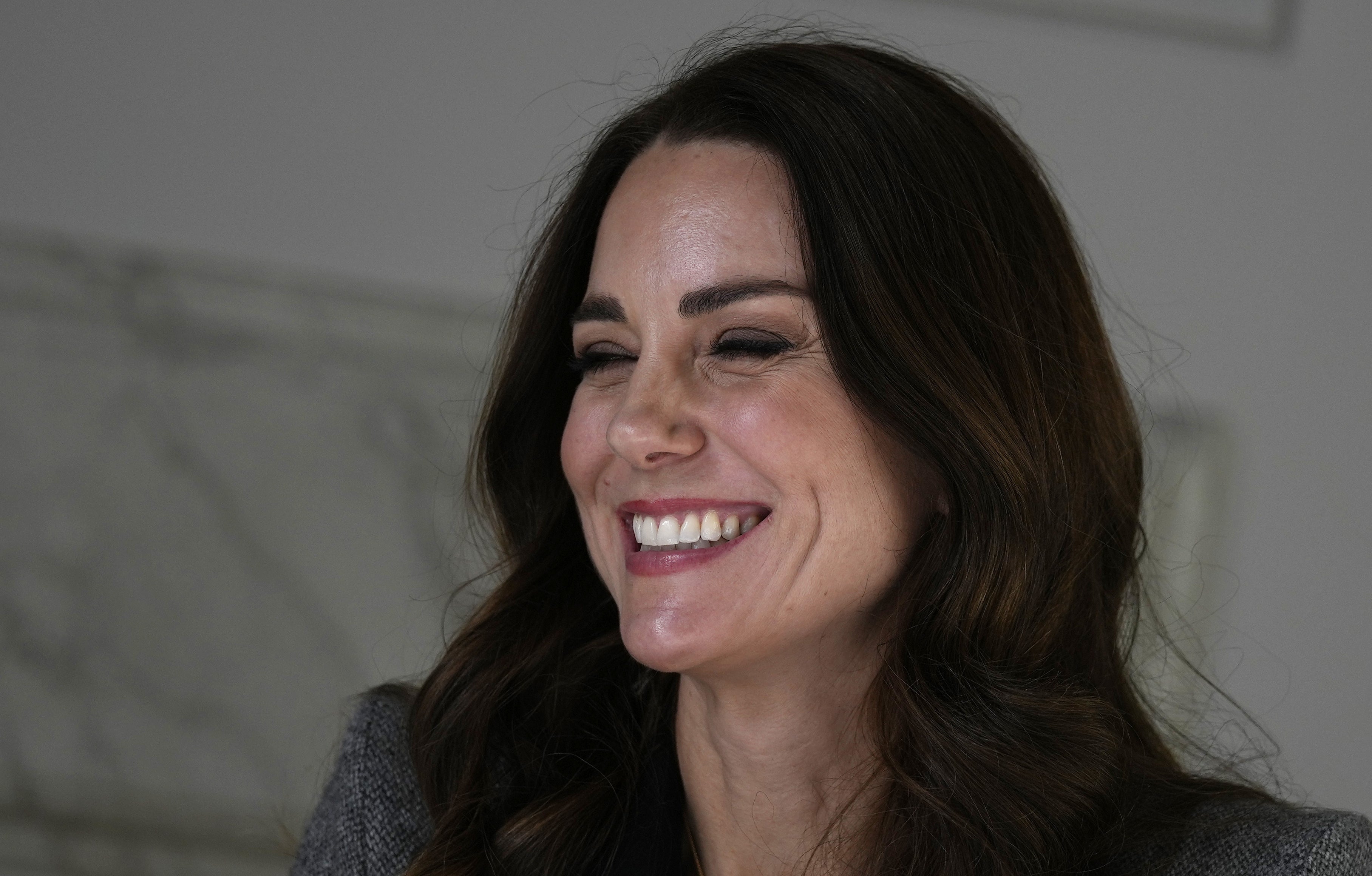 The Duchess of Cambridge speaks at a meeting with personnel during a visit to the Danner Crisis Centre in Copenhagen, Denmark (PA)