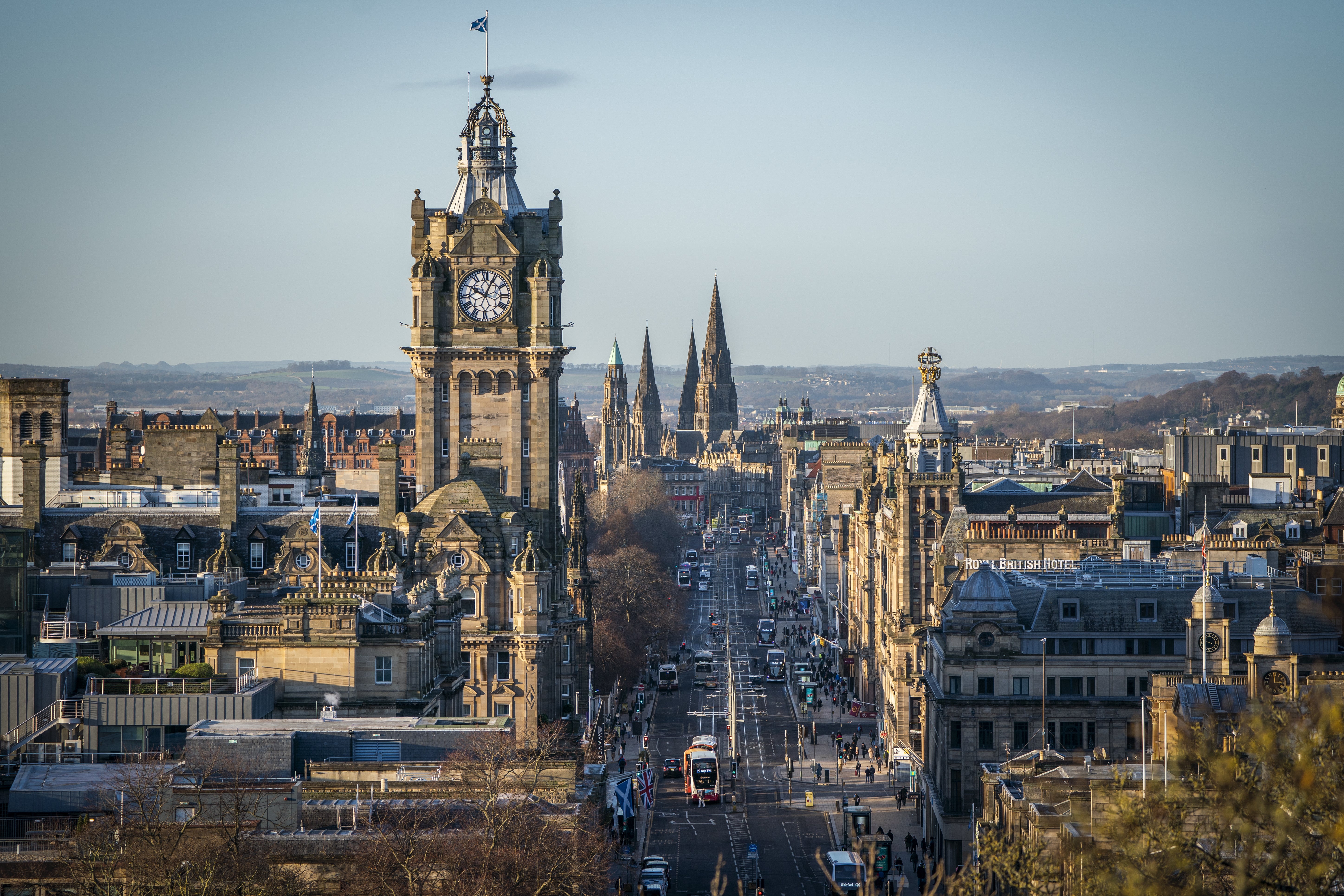 A view of Edinburgh