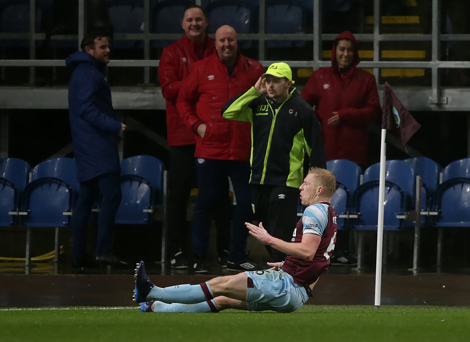 Ben Mee netted Burnley’s surprise winner