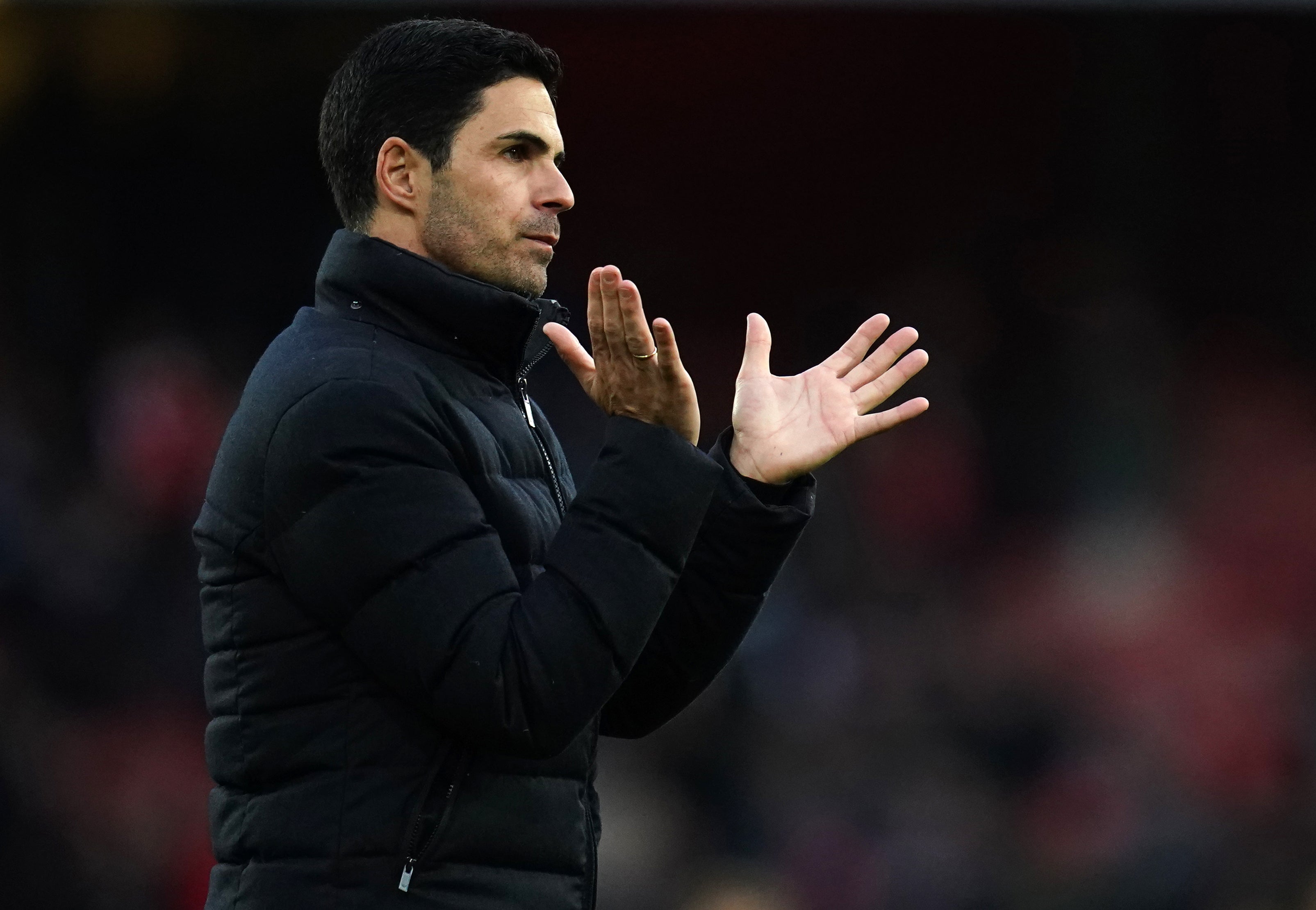 Arsenal manager Mikel Arteta could go all-out attack against Wolves (John Walton/PA)