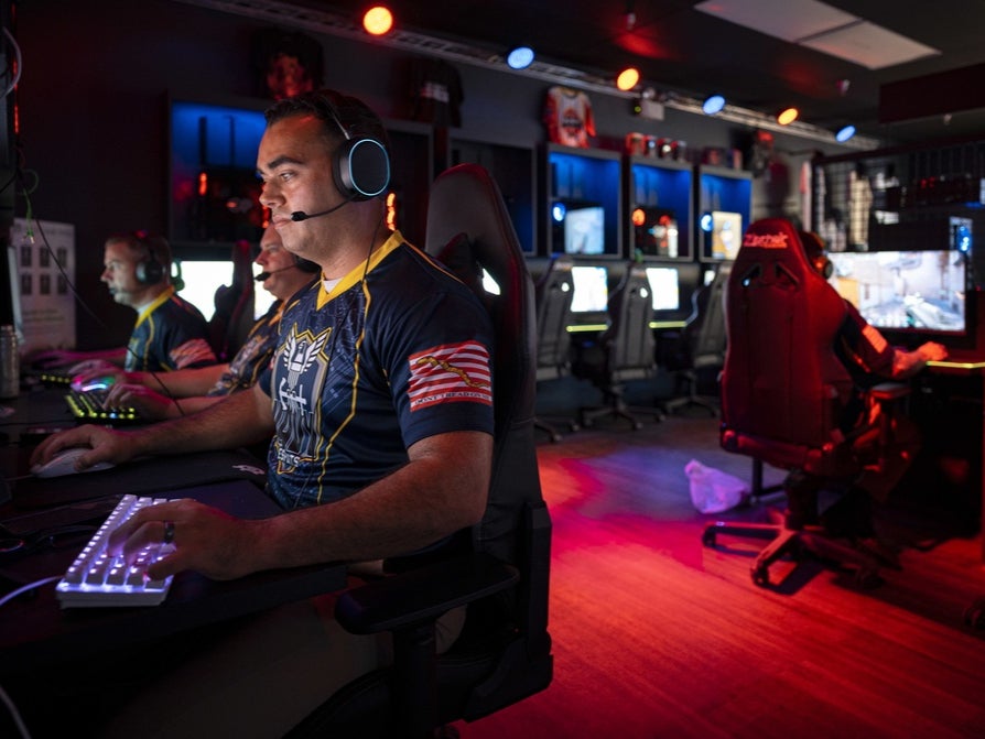 The US Navy esports team