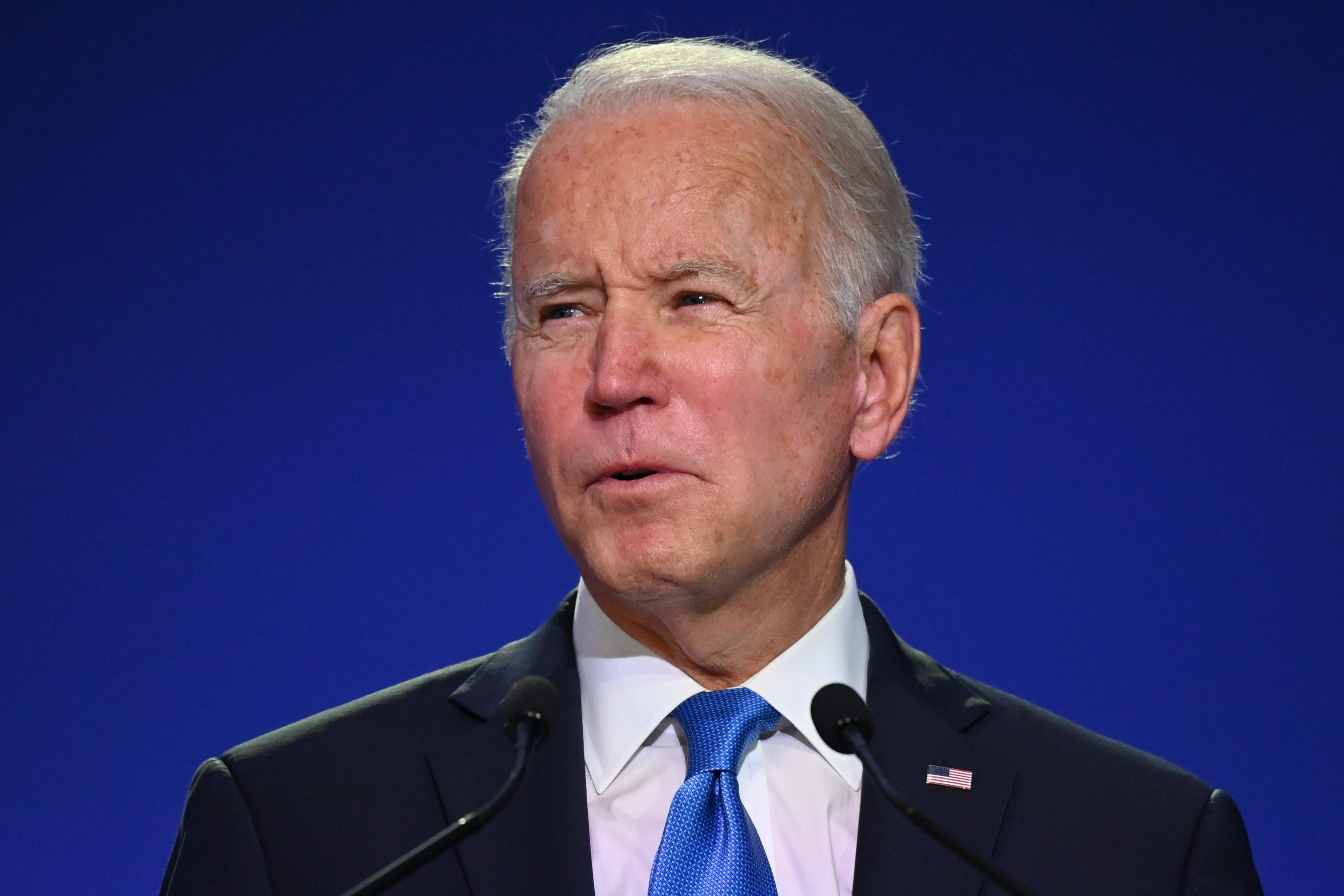 US President Joe Biden (Jeff Mitchell/PA)