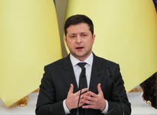 Ukraine president declares martial law following Russia invasion