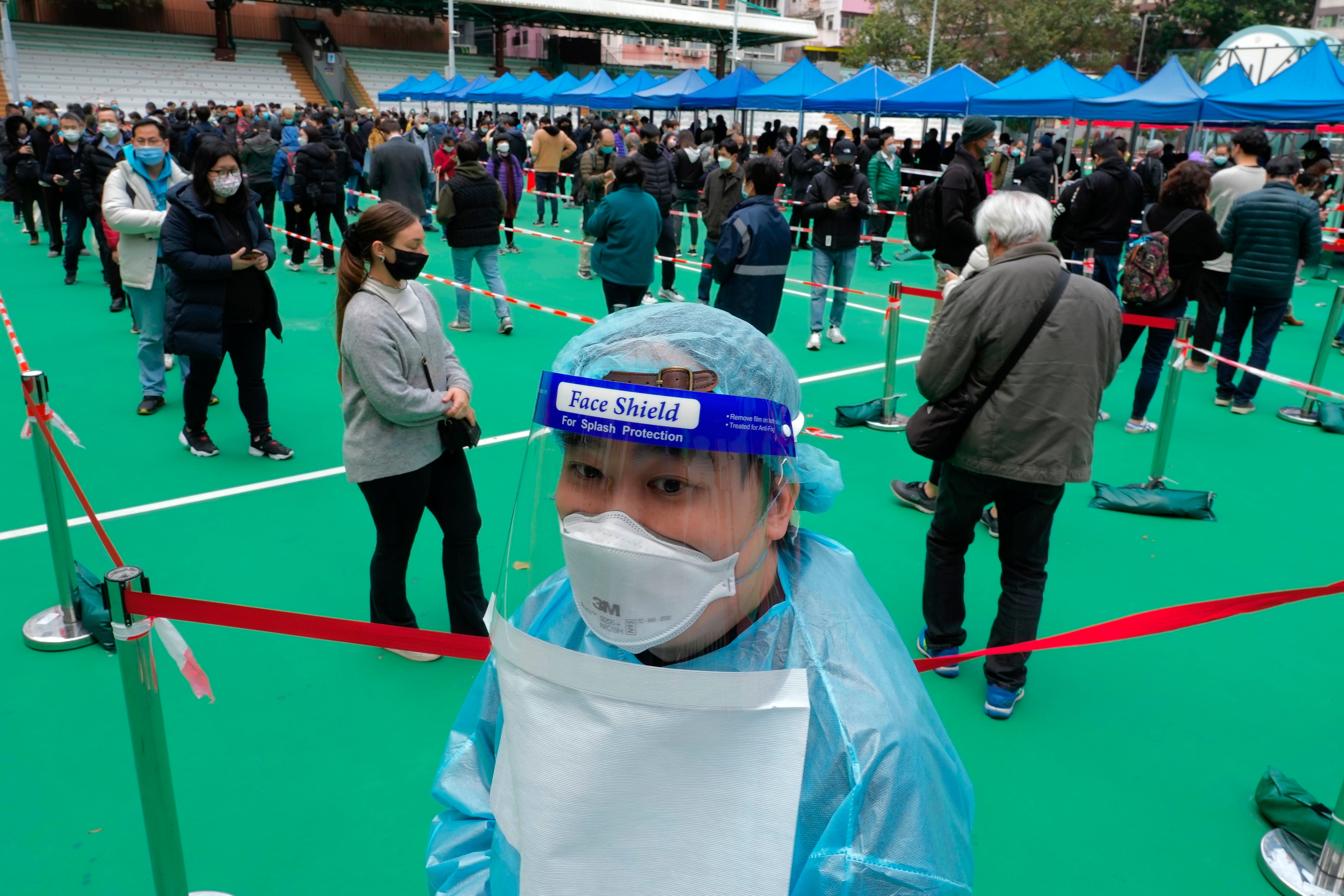 Virus Outbreak Hong Kong