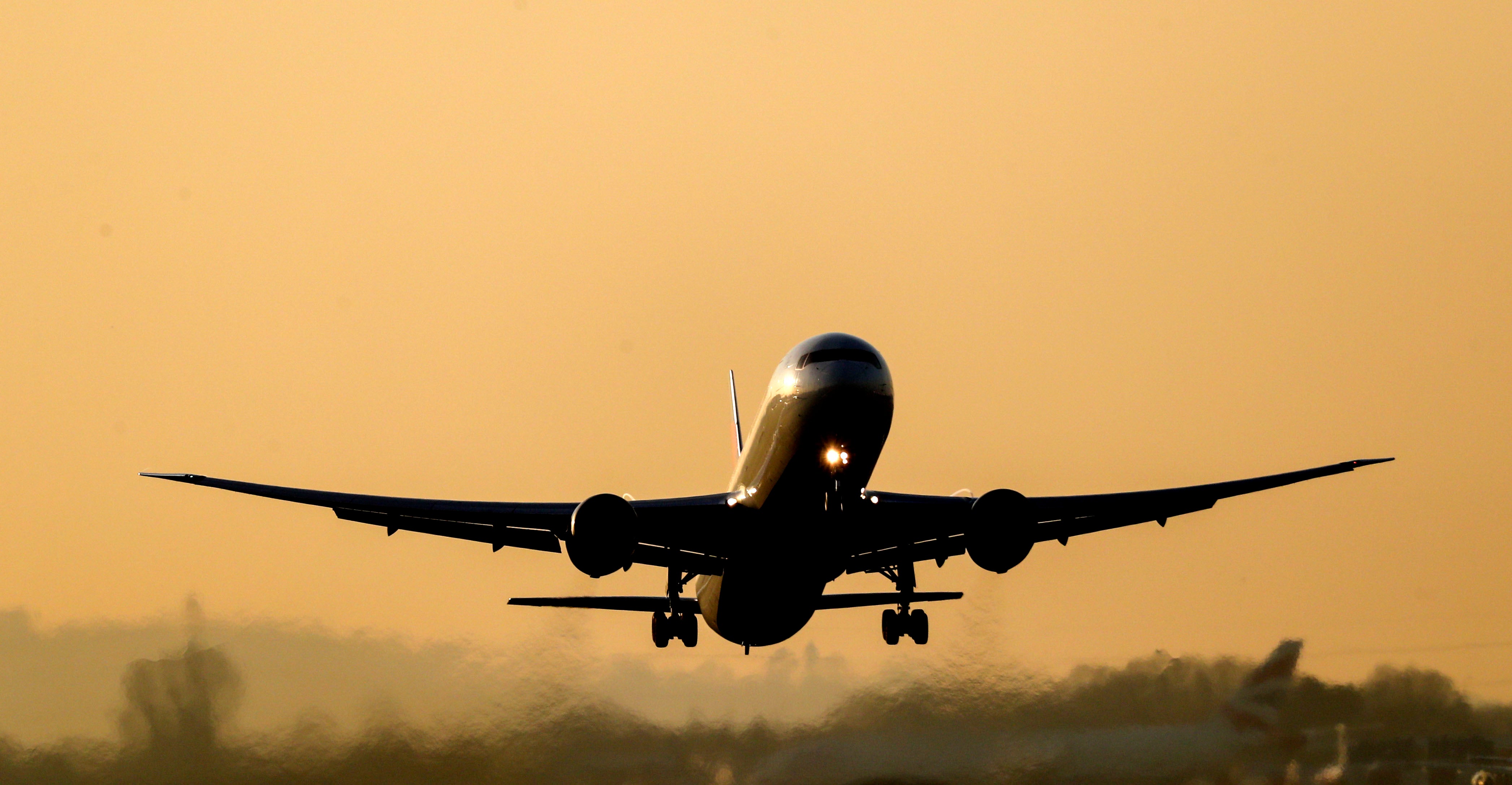 Flights between the UK and Ukraine have been suspended as the crisis in the eastern European country intensifies (Steve Parsons/PA)