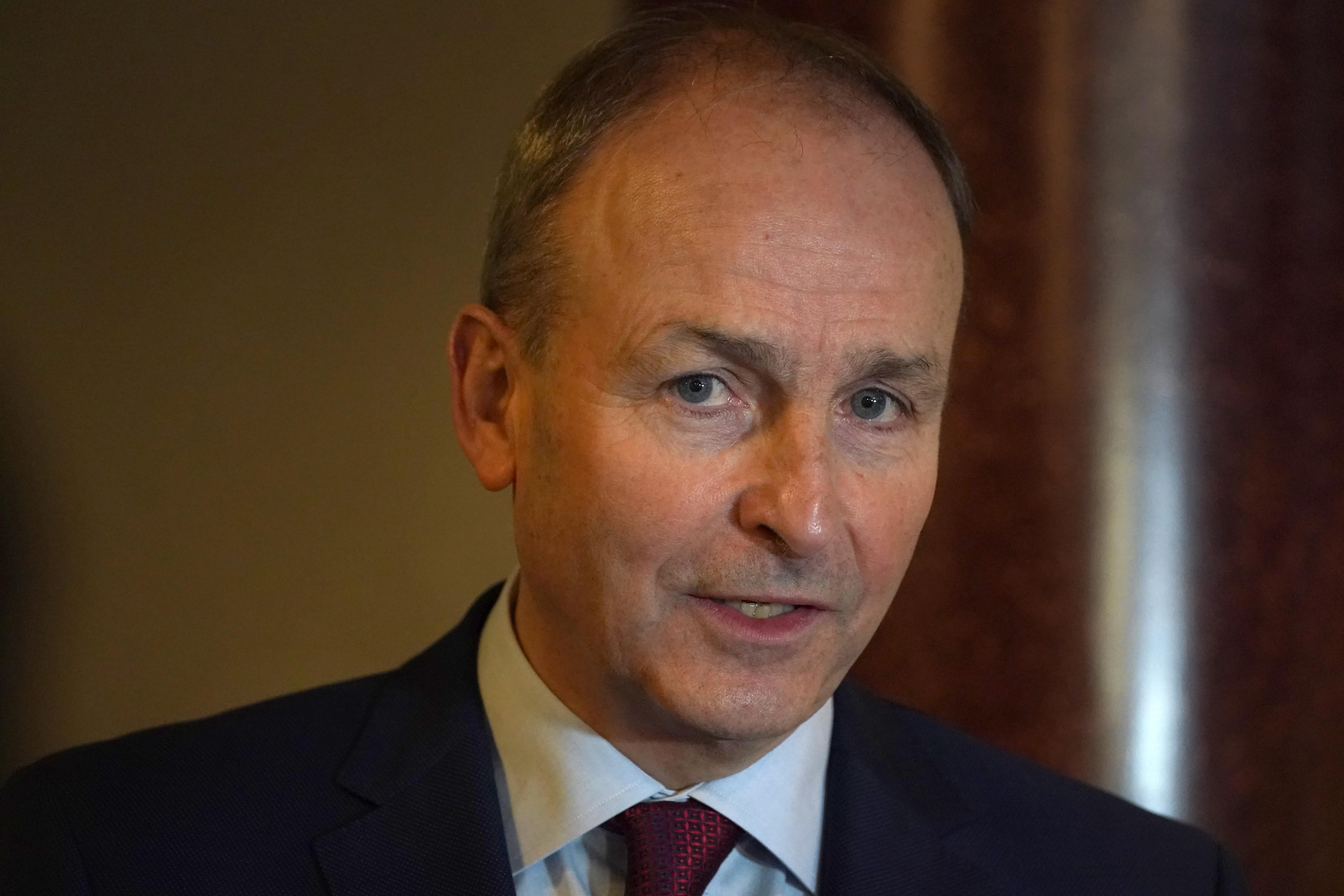 Taoiseach Micheal Martin Taoiseach condemned Russian President Vladimir Putin’s attack on Ukraine (Brian Lawless/PA)