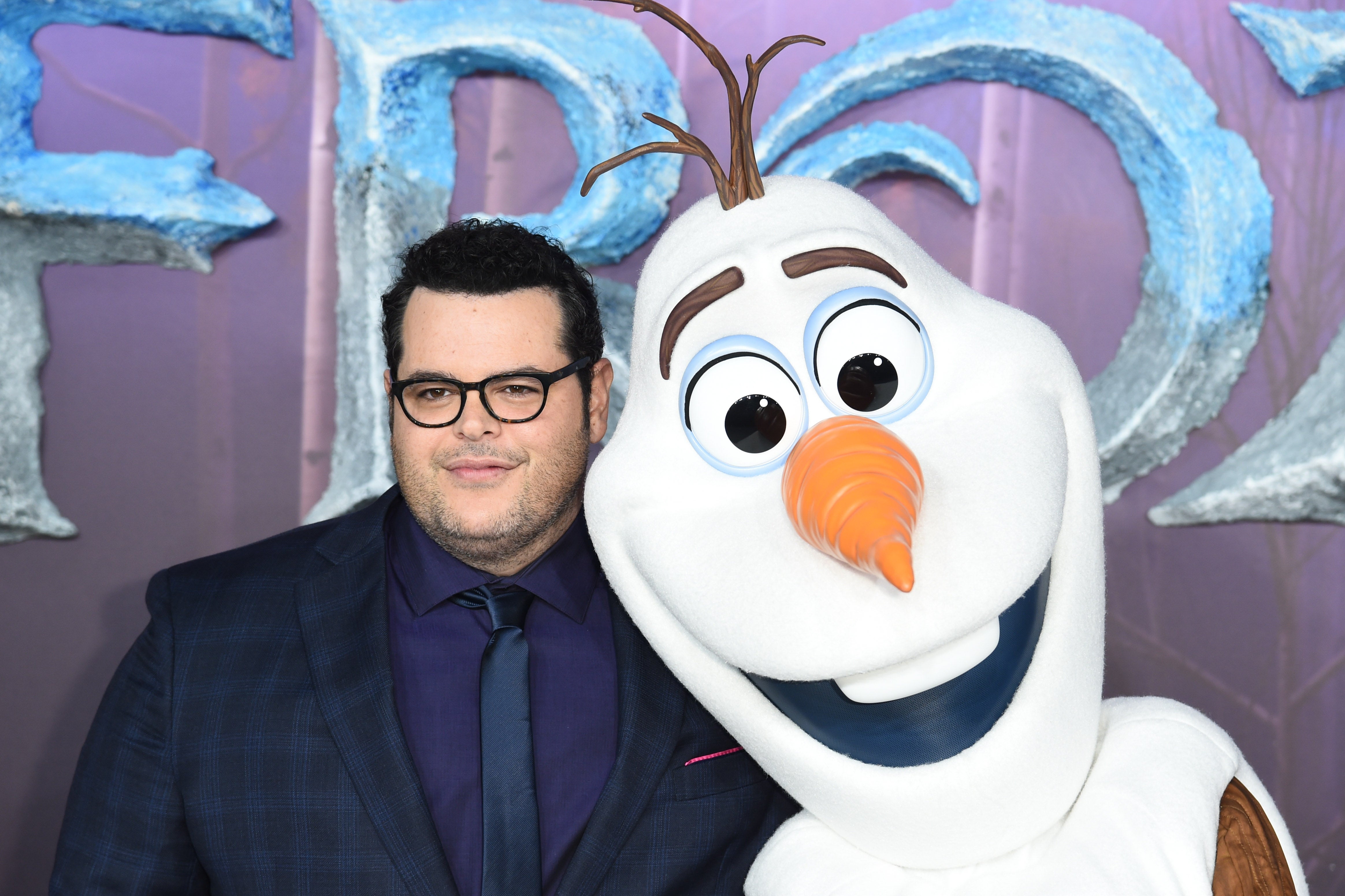 With his on-screen alter-ego, Olaf from ‘Frozen’