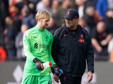 ‘No chance’ of Liverpool’s Caoimhin Kelleher not starting the Carabao Cup final