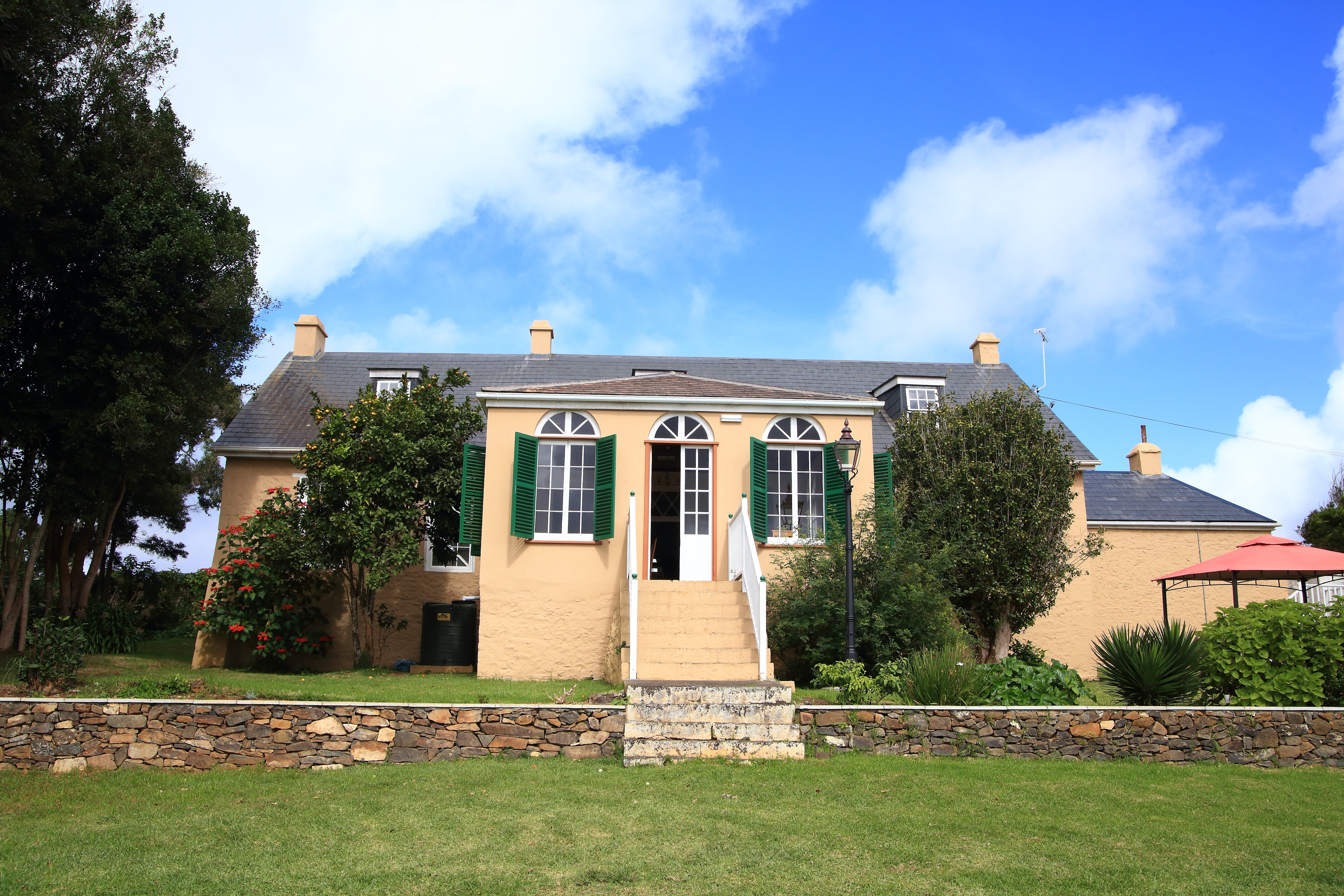 Bertrand’s Cottage is just a few metres from where Napoleon was held prisoner