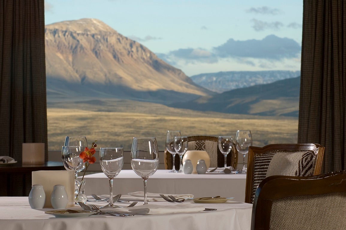 EOLO with views of the Patagonian steppe