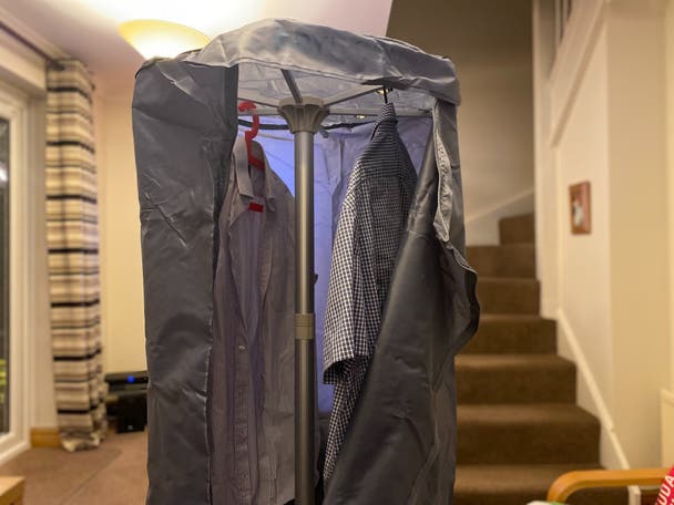 I got 12 hangers inside, but we suspect two more would fit (Tamara Hinson/The Independent)