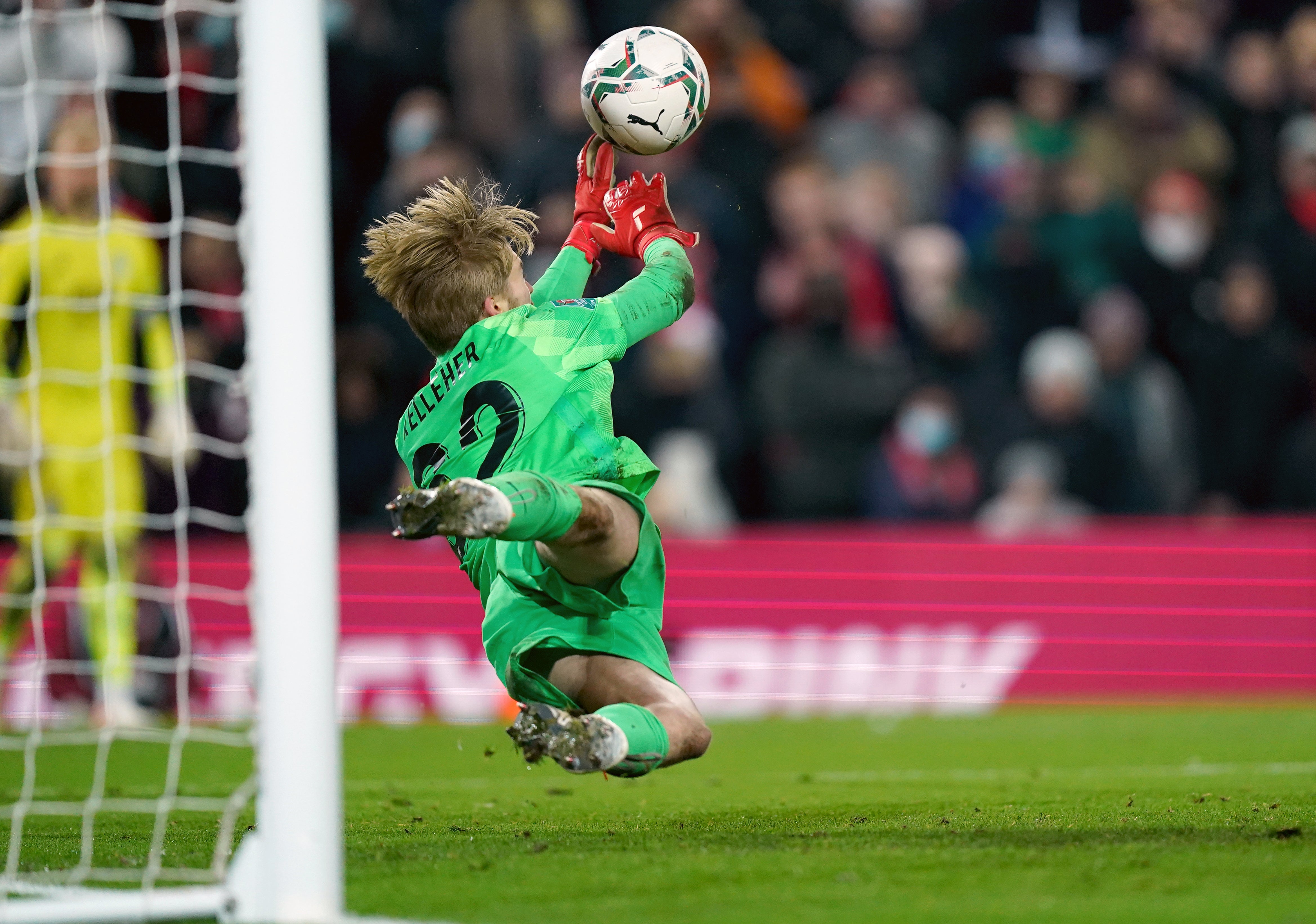 Caoimhin Kelleher will start at Wembley (Mike Egerton/PA)