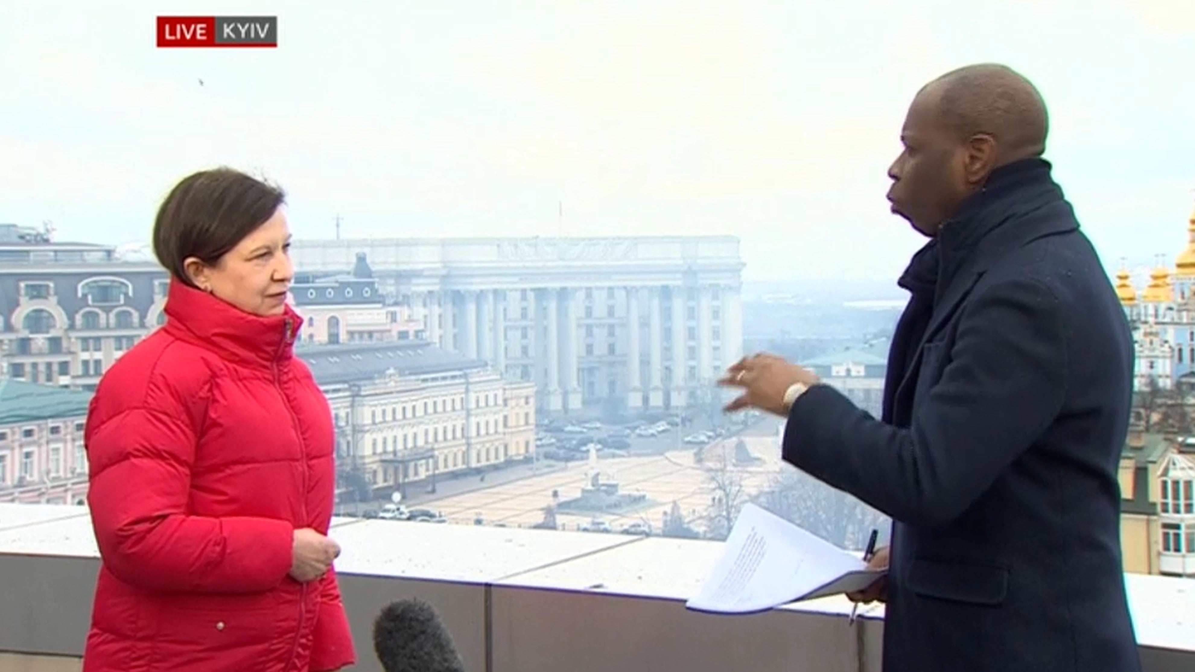 Clive Myrie and Lyse Doucet (BBC)