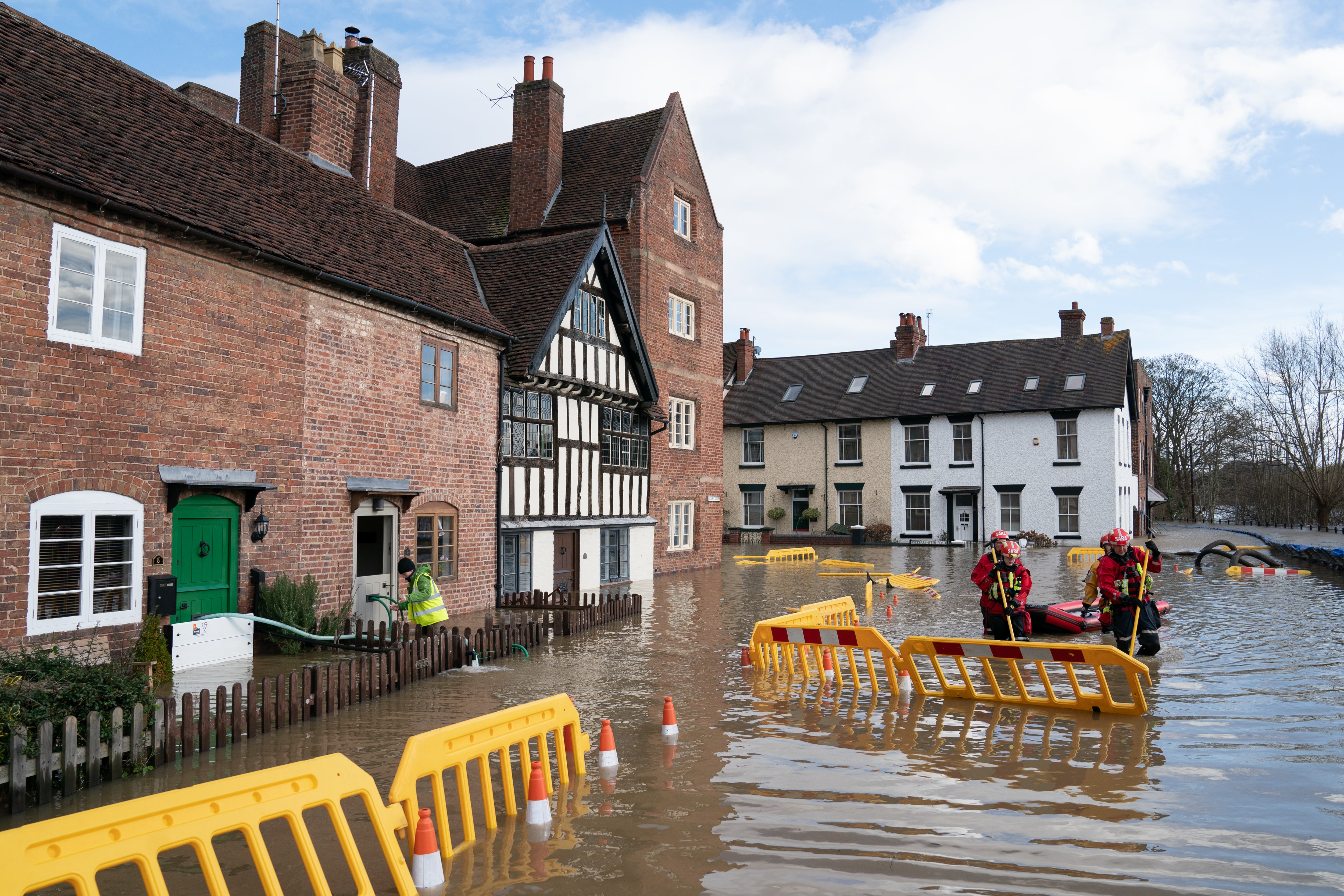 The Worcestershire town of Bewdley was badly hit by flooding earlier this year