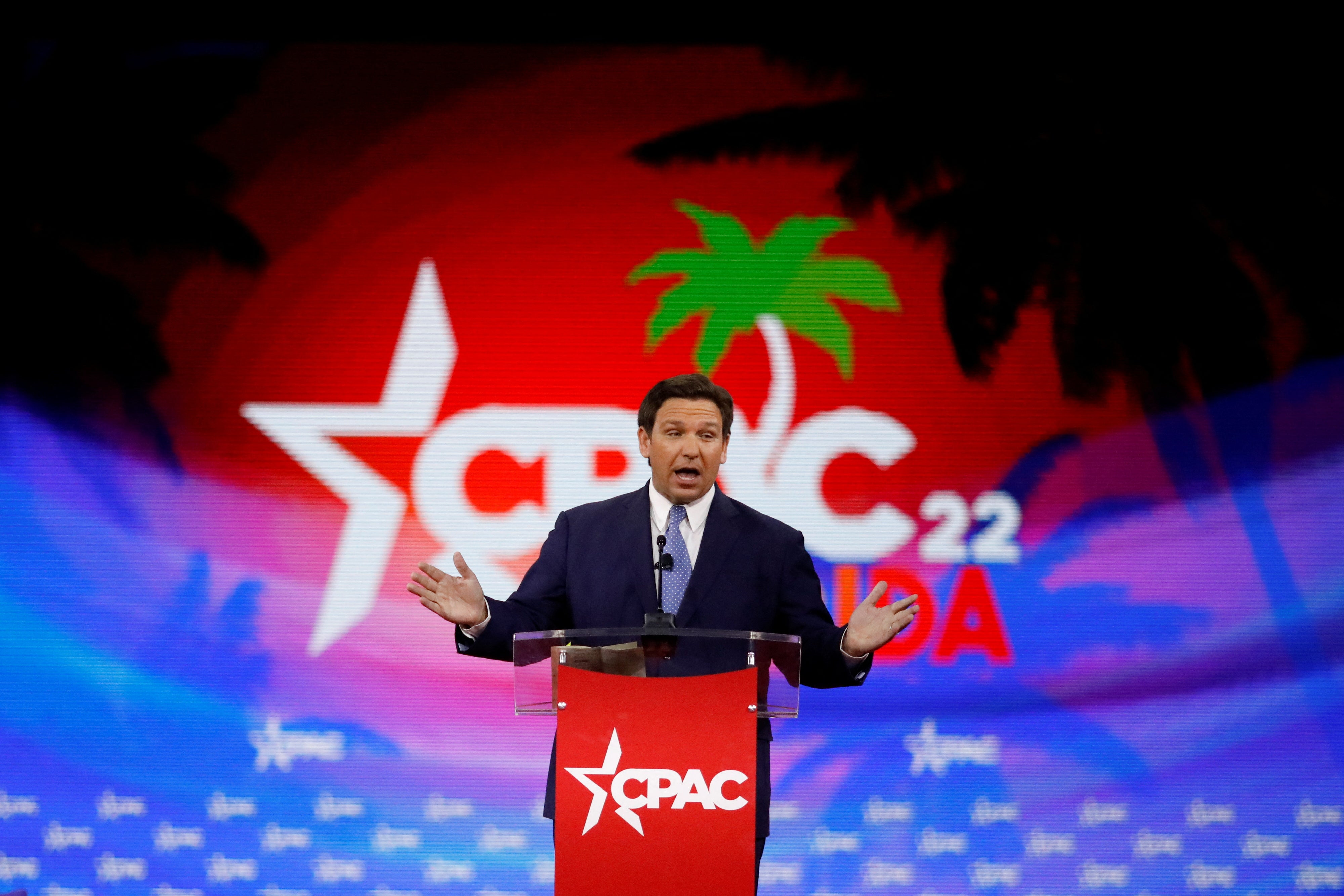 Florida Gov. Ron DeSantis speaks at the Conservative Political Action Conference