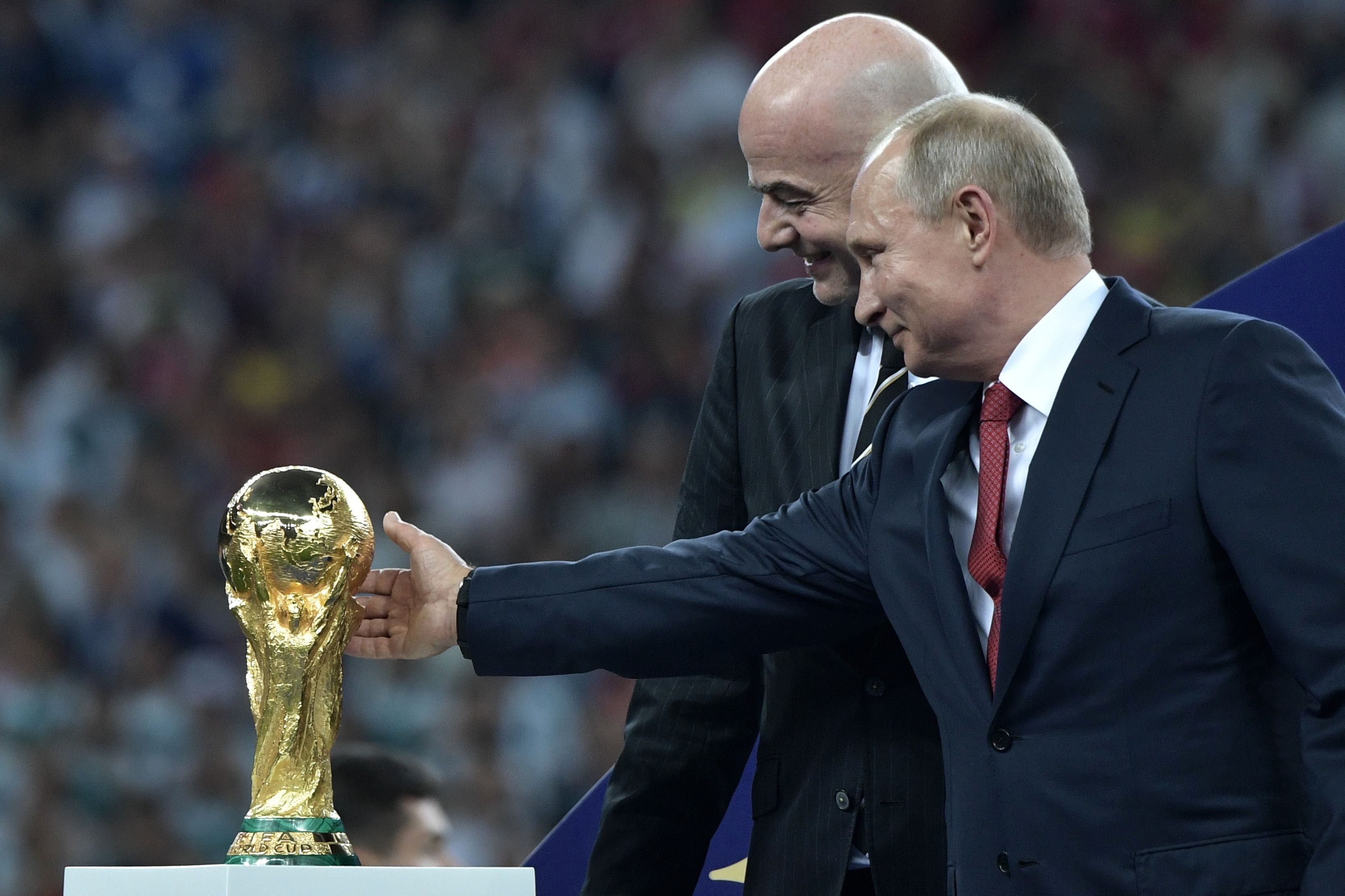 The World Cup took place in Russia in 2018