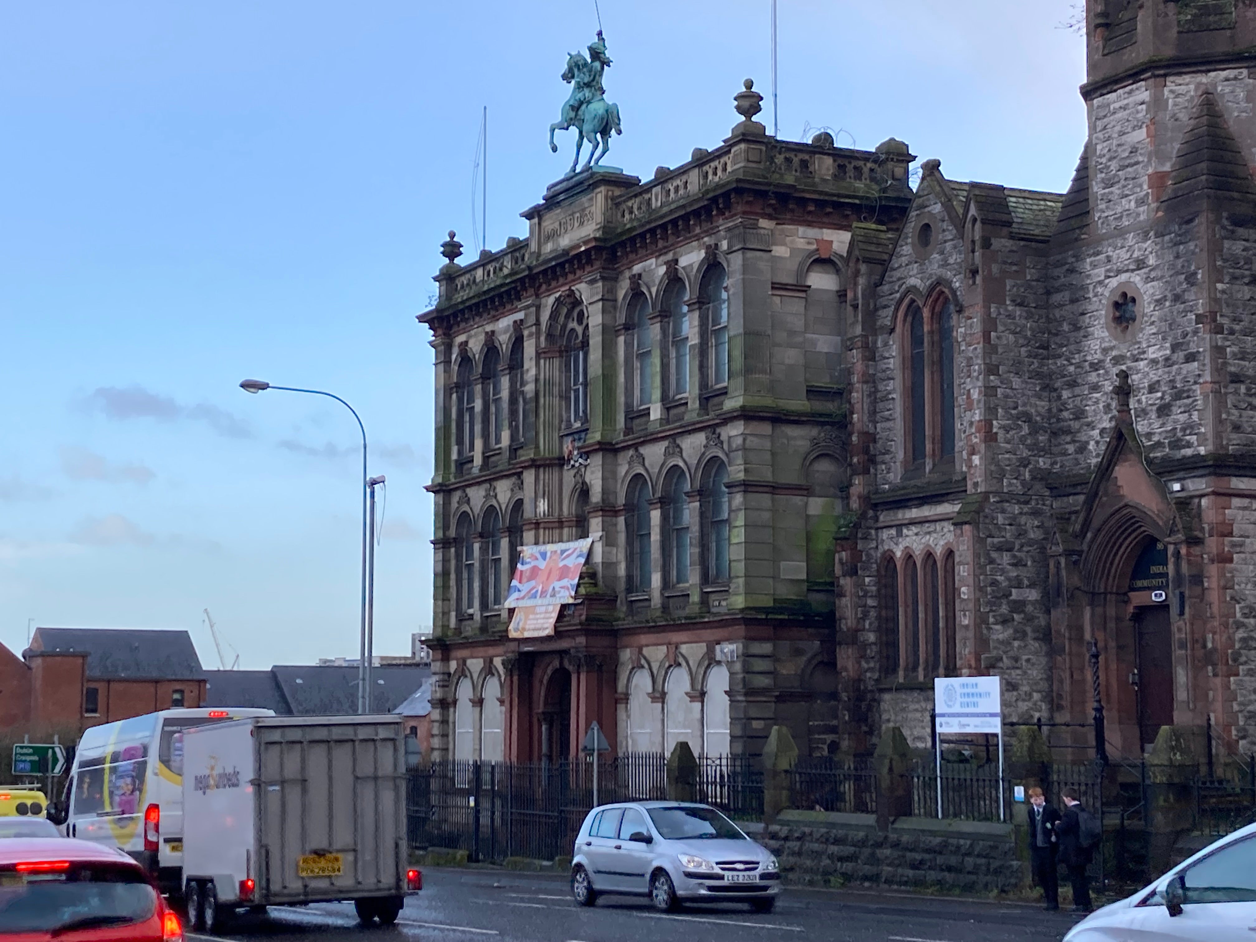 Clifton Street Orange Hall in north Belfast (Rebecca Black/PA)