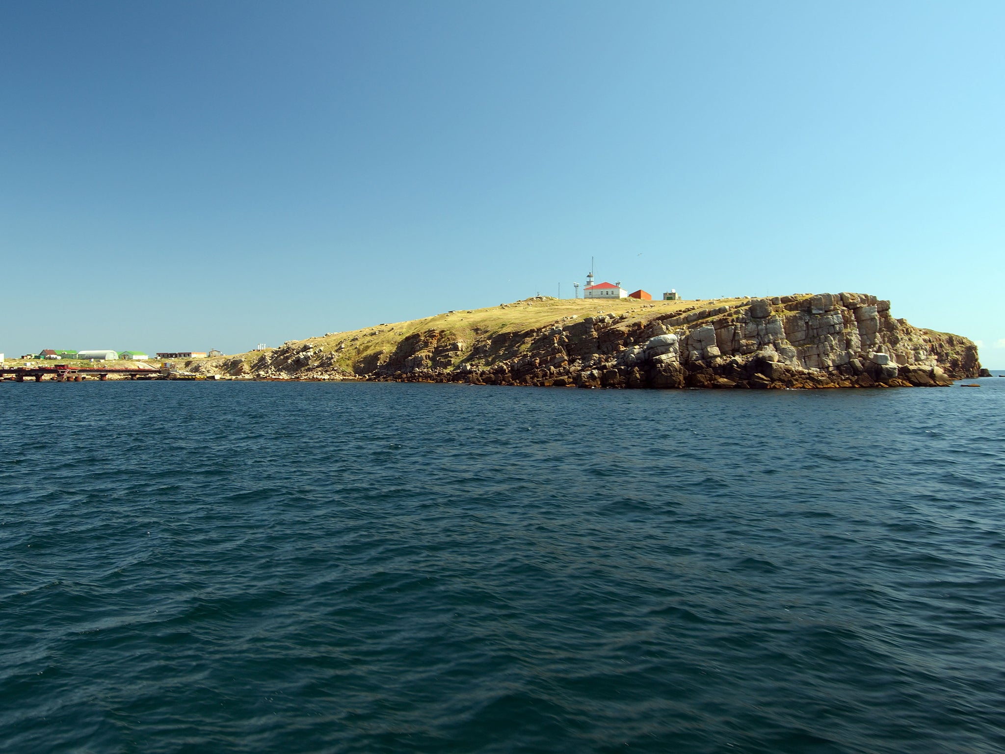 Snake Island sits off the coast of the Black Sea and was one of the first areas attacked by Russia