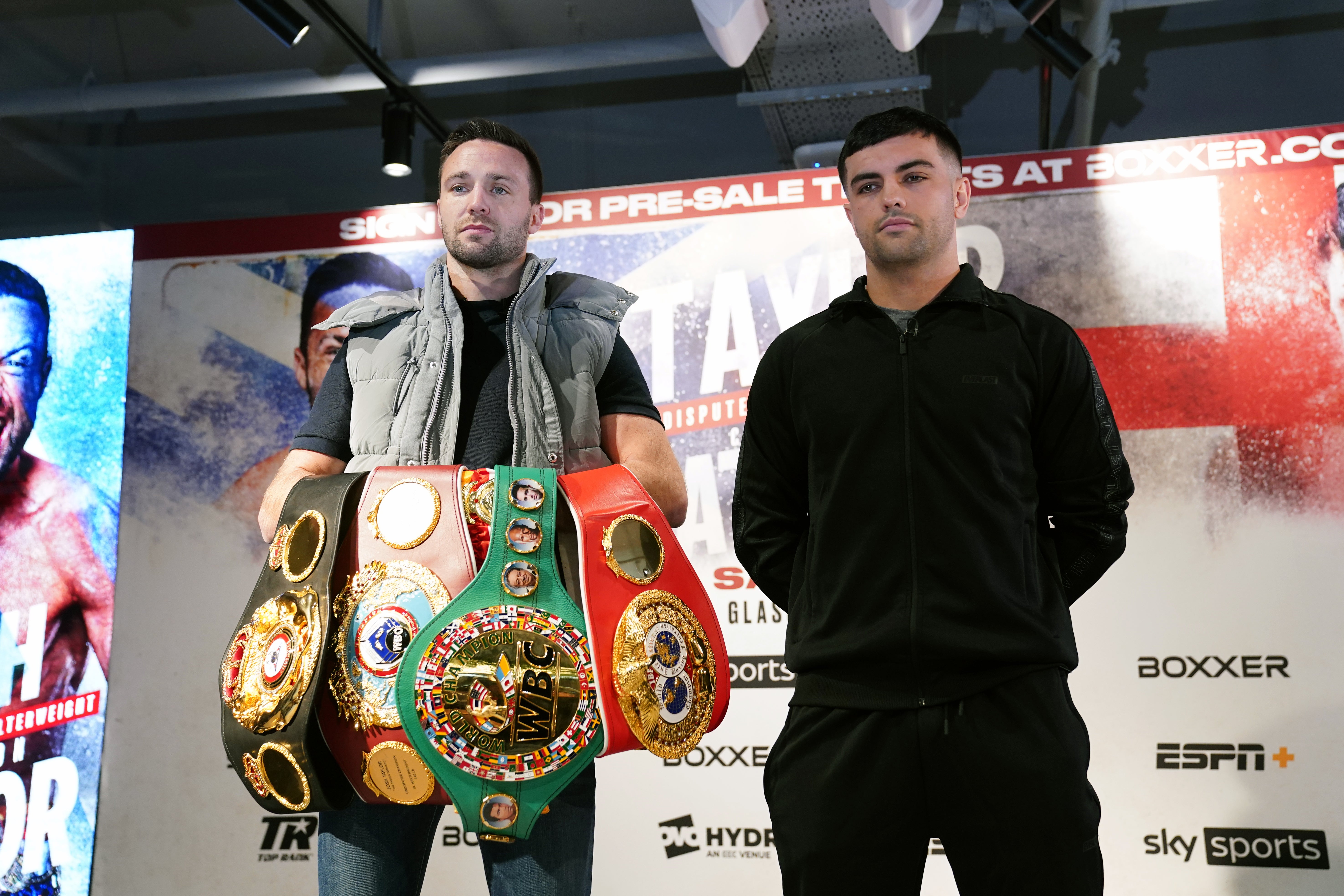 Josh Taylor faces Jack Catterall on Saturday night, with the challenger gunning for Taylor’s belts