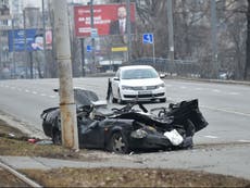 Ukraine: Tank filmed crushing car driven by elderly civilian on Kyiv street