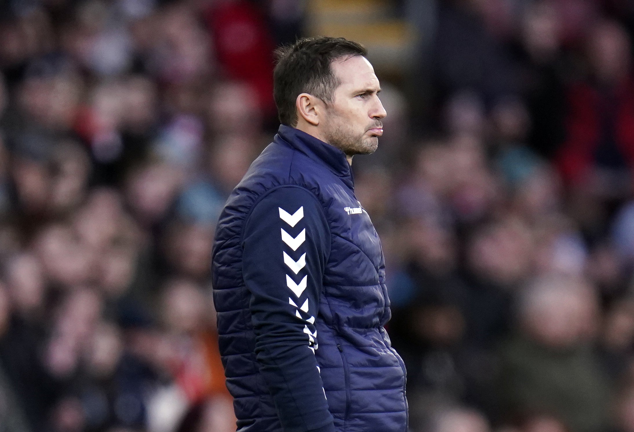 Manager Frank Lampard knows Everton’s season will not be decided by Saturday’s visit of Manchester City (Andrew Matthews/PA)