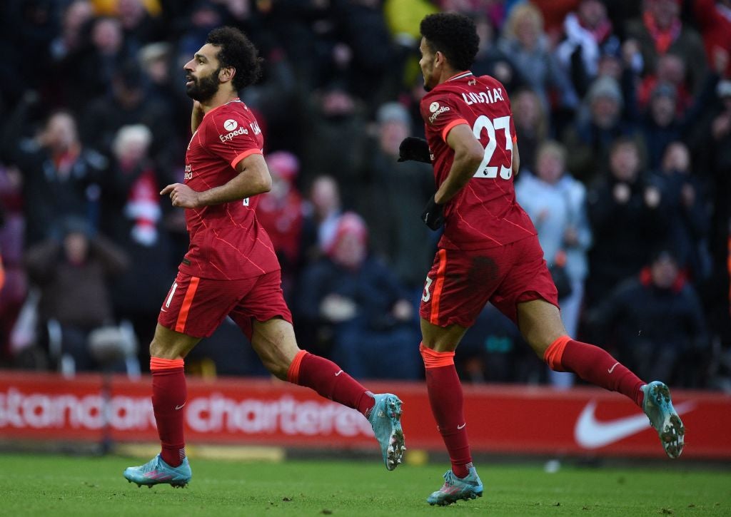 Mo Salah scored when Liverpool beat Norwich 3-1 in the Premir League earlier this month