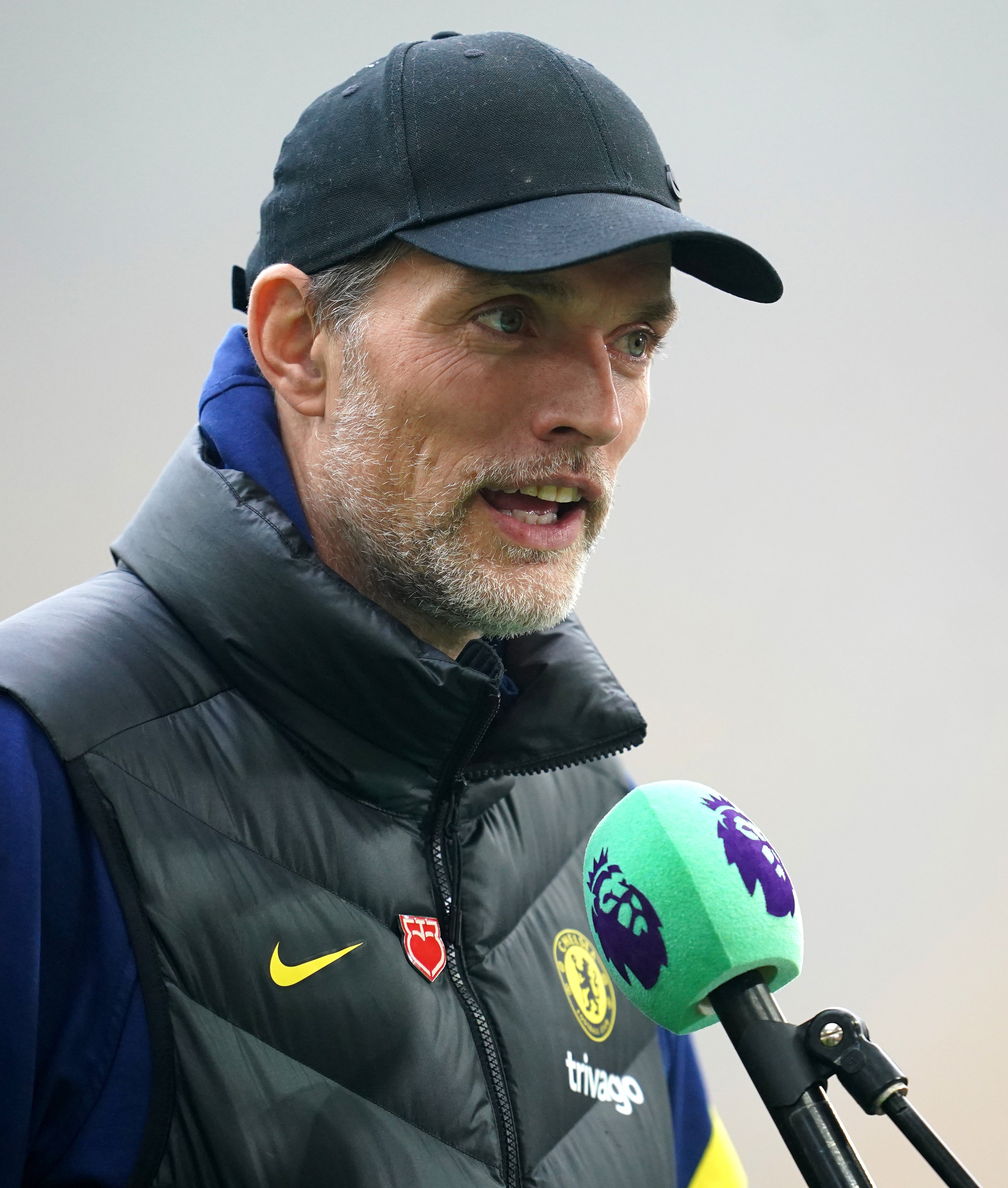 Thomas Tuchel, pictured, insisted no one at Chelsea will turn away from the reality of the war waging in Ukraine (Nick Potts/PA)