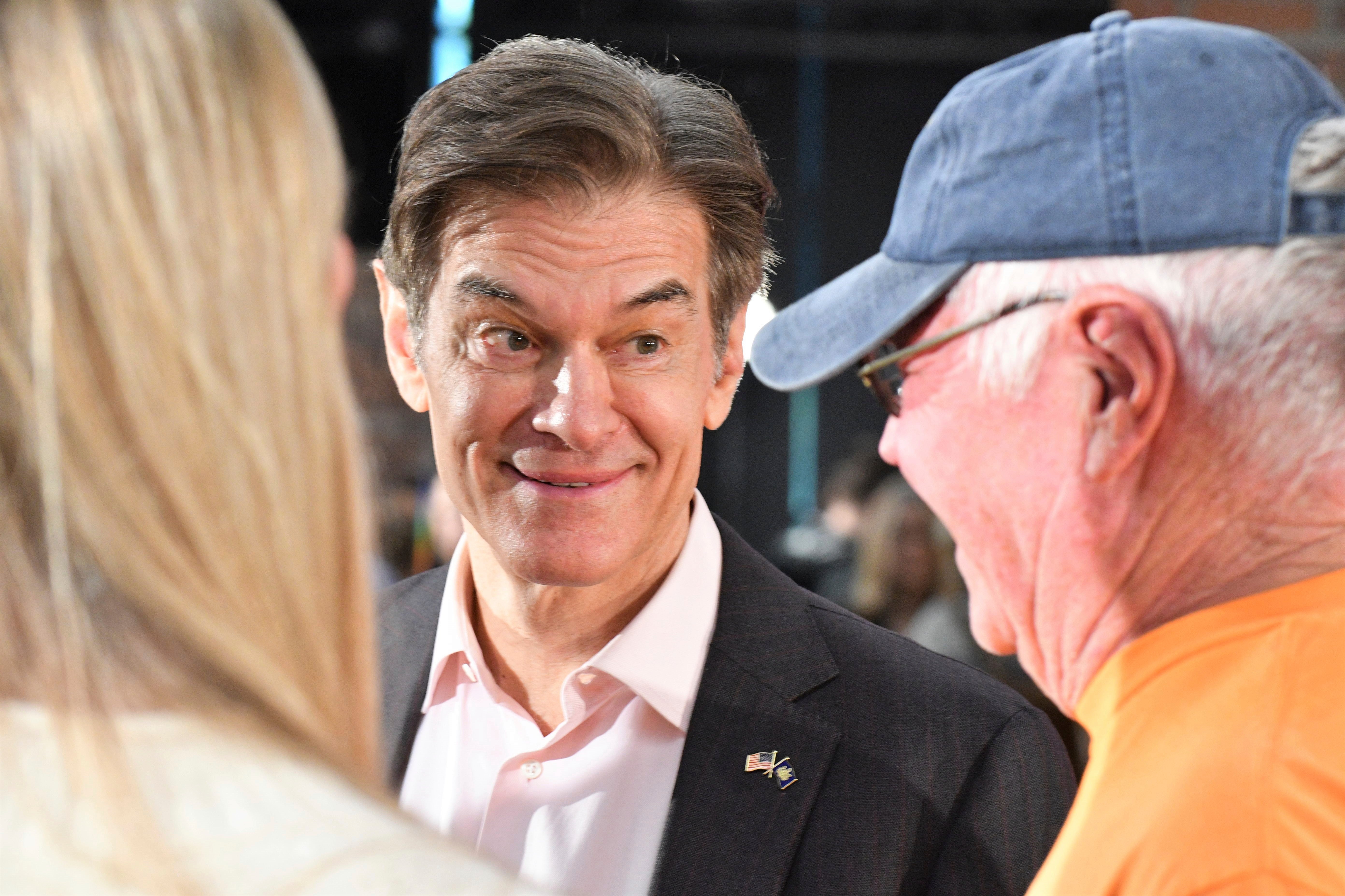 Mehmet Oz, the TV celebrity and heart surgeon who is running for the Republican nomination for U.S. Senate in Pennsylvania. (AP Photo/Marc Levy)