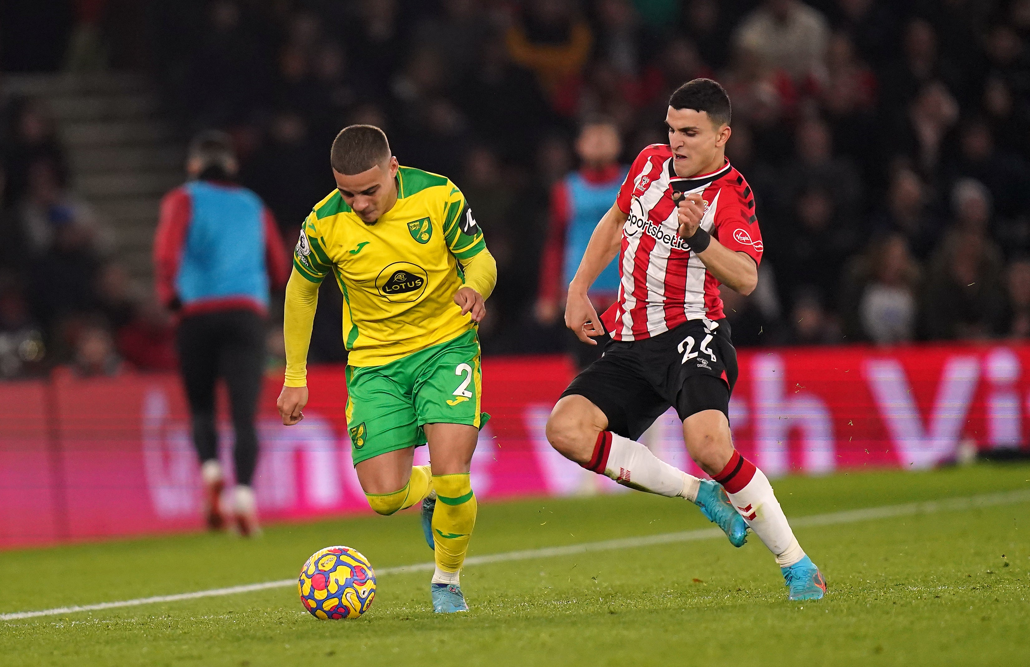 Max Aarons (left) says Norwich will not dwell on Friday’s defeat (Adam Davy/PA)