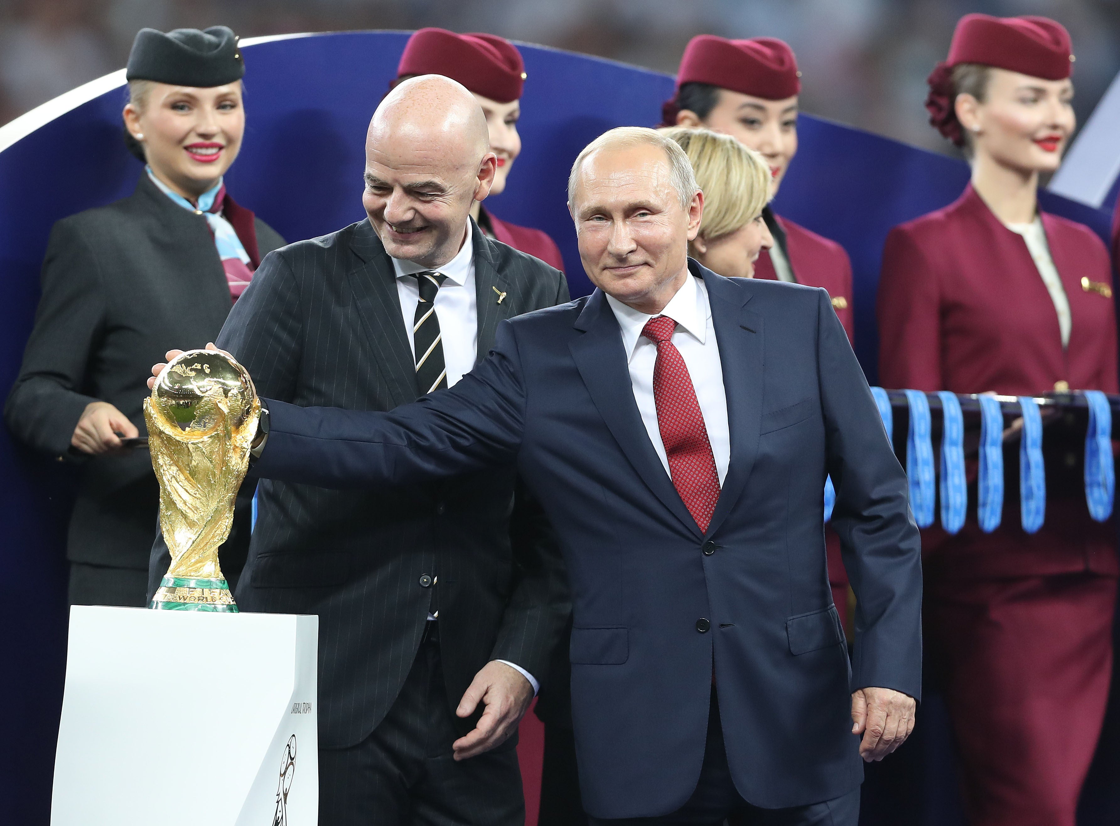 FIFA is facing calls to ban Russia from the 2022 World Cup