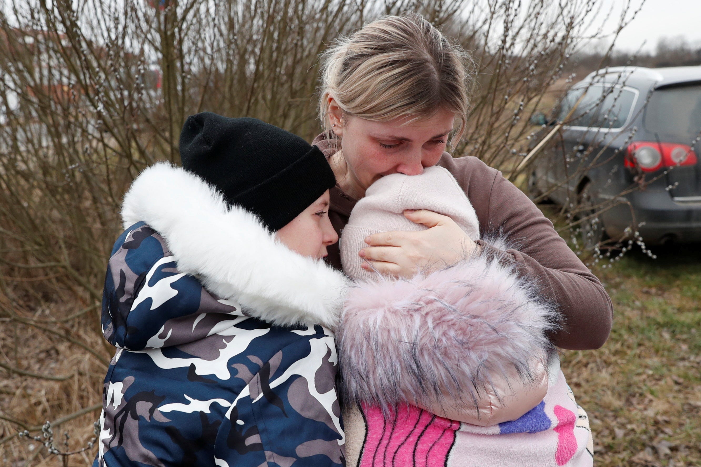 Anna Semyuk is reunited with her children