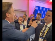 CPAC: Pro-Trump conspiracist Mike Lindell berates reporter as ‘traitor’