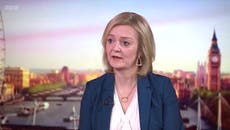 Liz Truss says she ‘absolutely’ supports British people going to fight in Ukraine