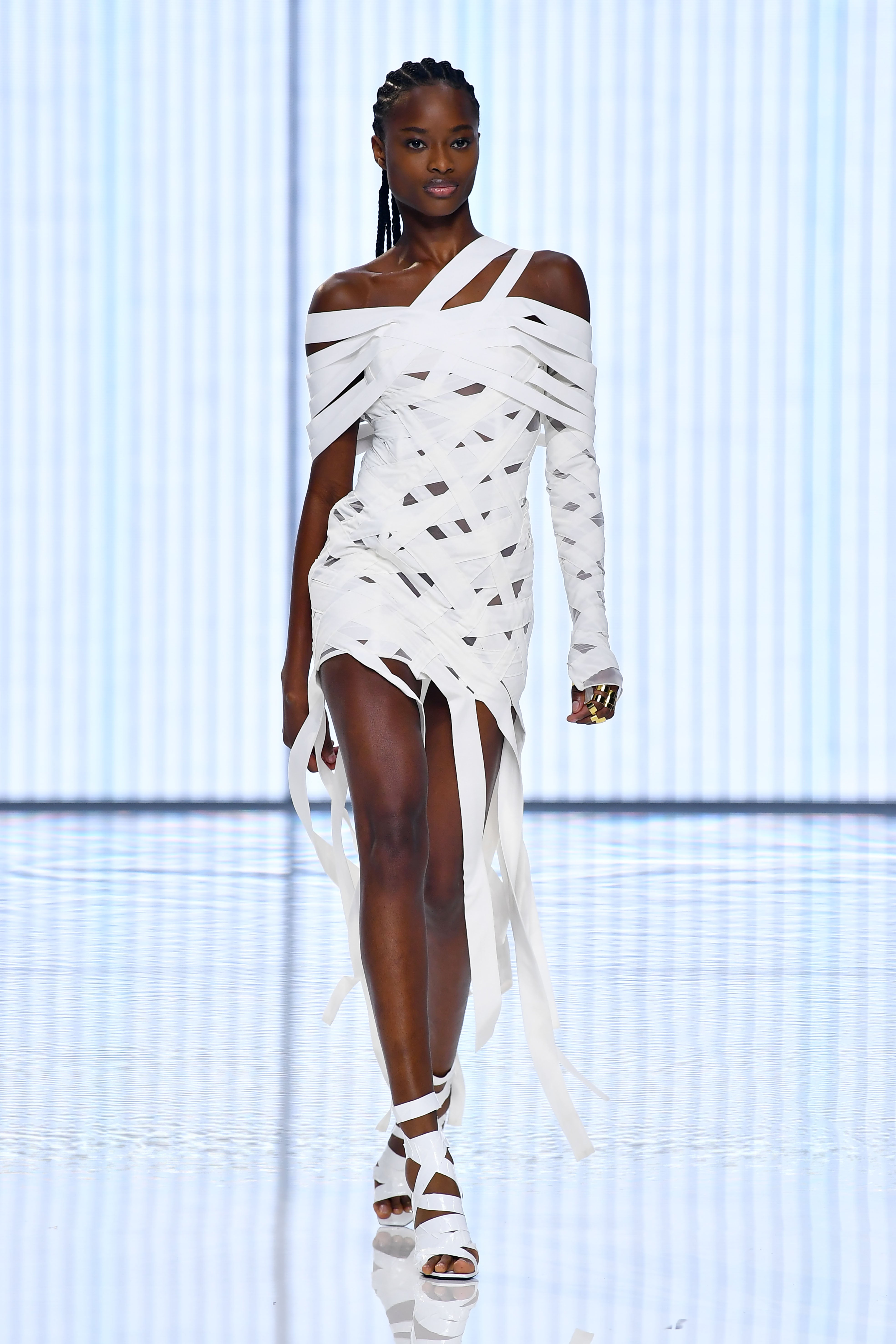 A dress from Balmain Spring/Summer 2022 collection