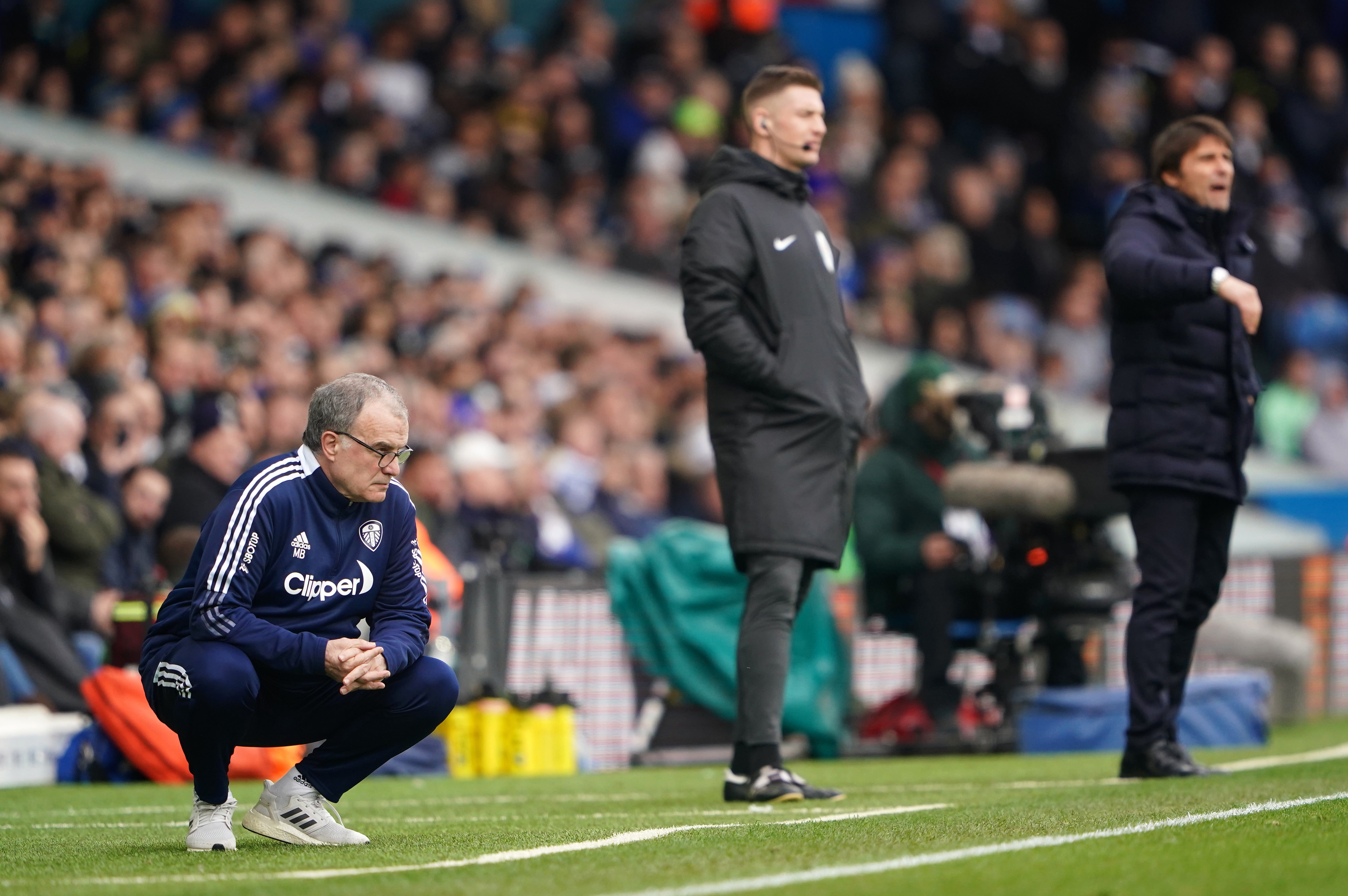 Defeat to Tottenham on Saturday proved to be Bielsa’s last match in charge (Zac Goodwin/PA)