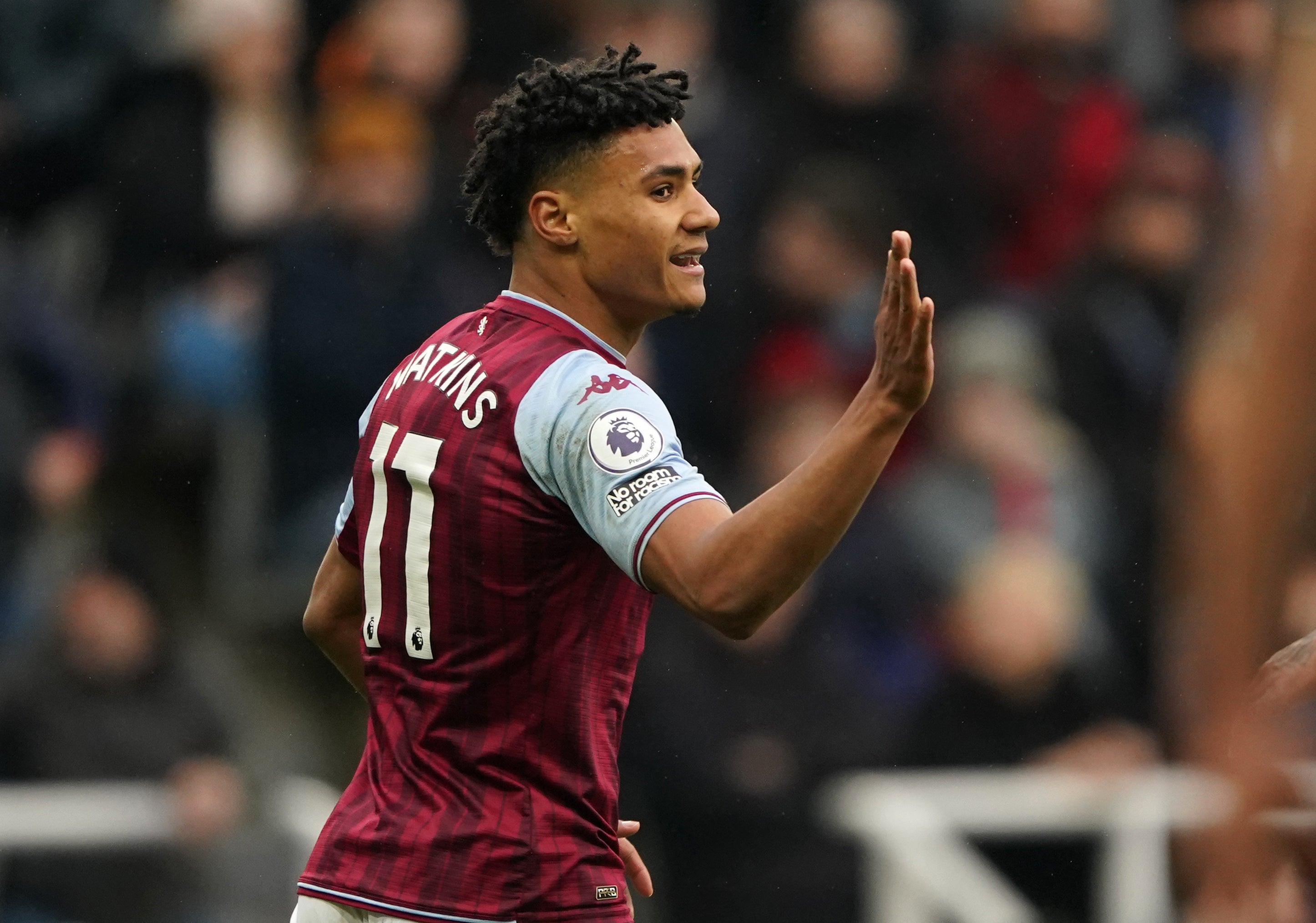 Ollie Watkins was back among the goals as Aston Villa won at Brighton (Owen Humphreys/PA)