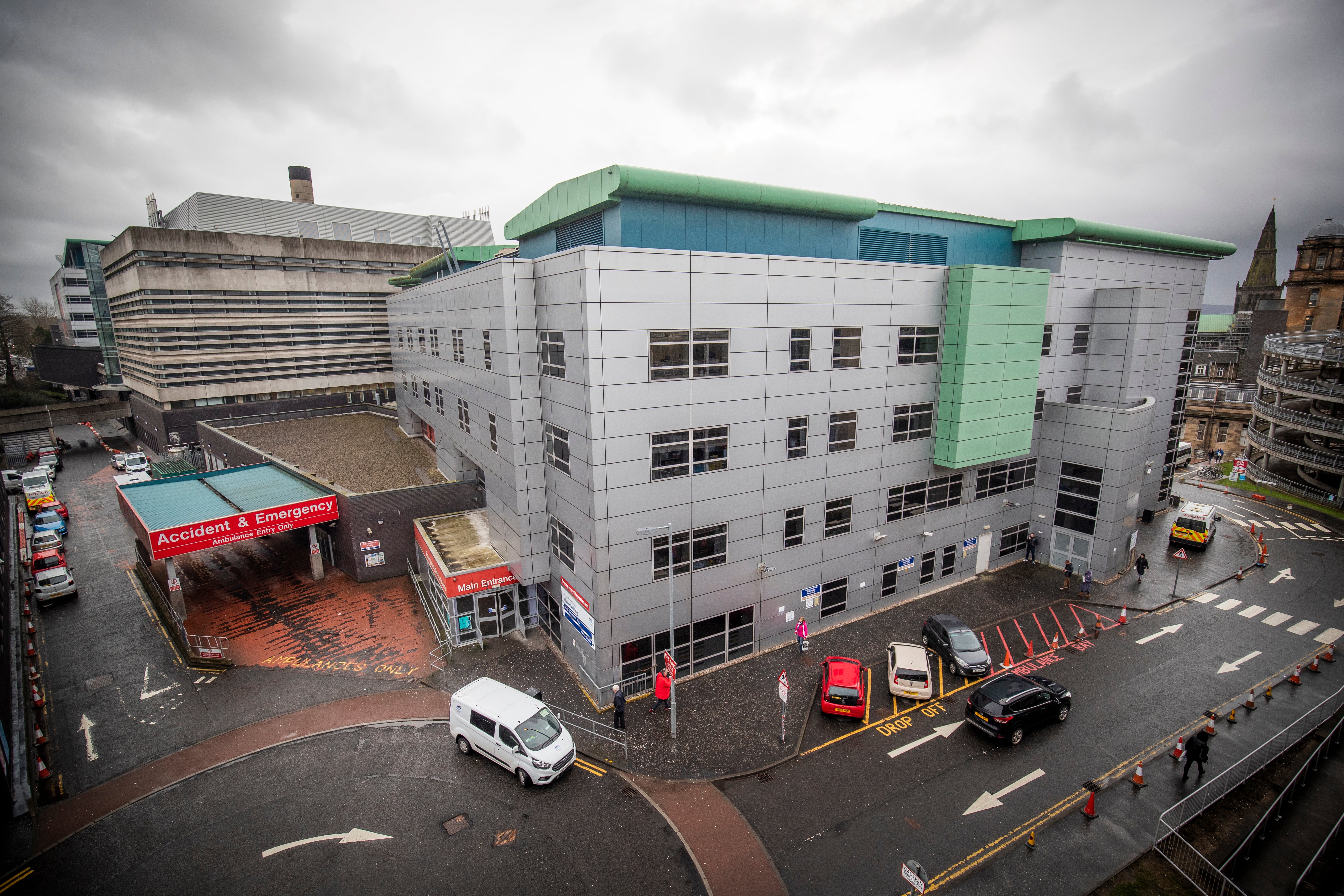 A man is in a stable condition in Glasgow Royal Infirmary after a suspected gas explosion (Jane Barlow/PA)