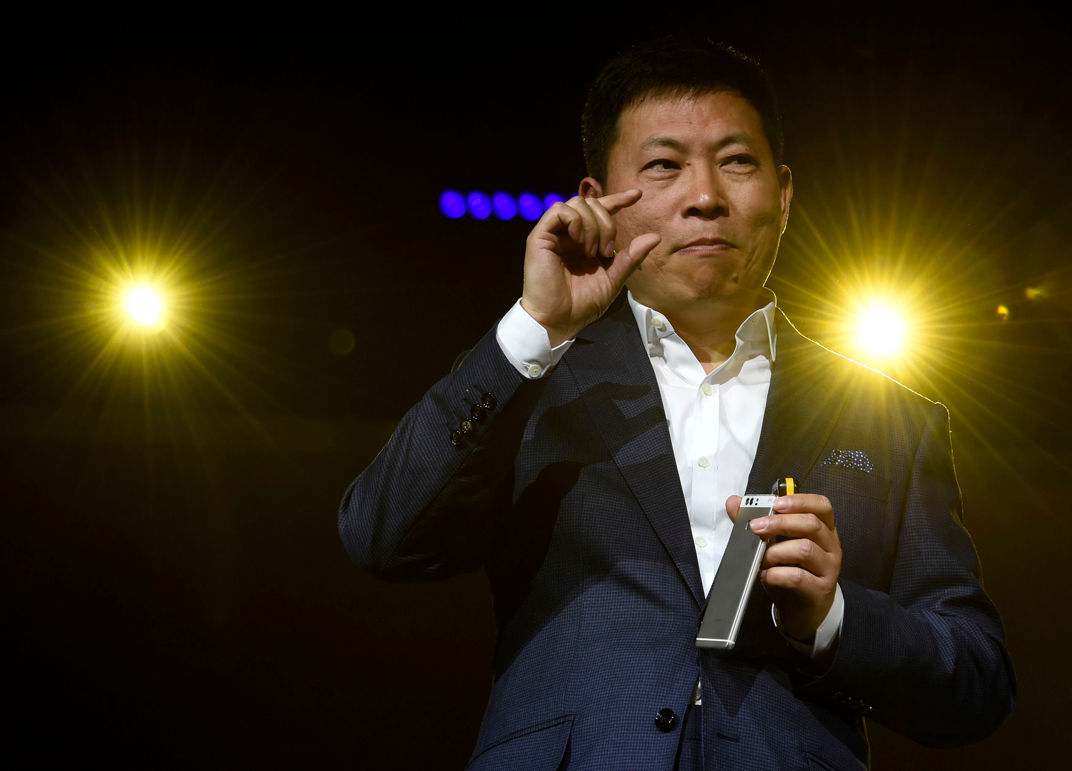 Yu Chengdong (Richard Yu), chief executive of Huawei Technologies (Lauren Hurley/PA)