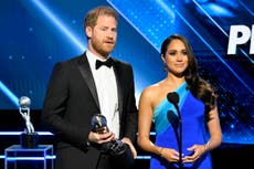 Prince Harry says he and Meghan were ‘brought together for a reason’ as they receive NAACP award