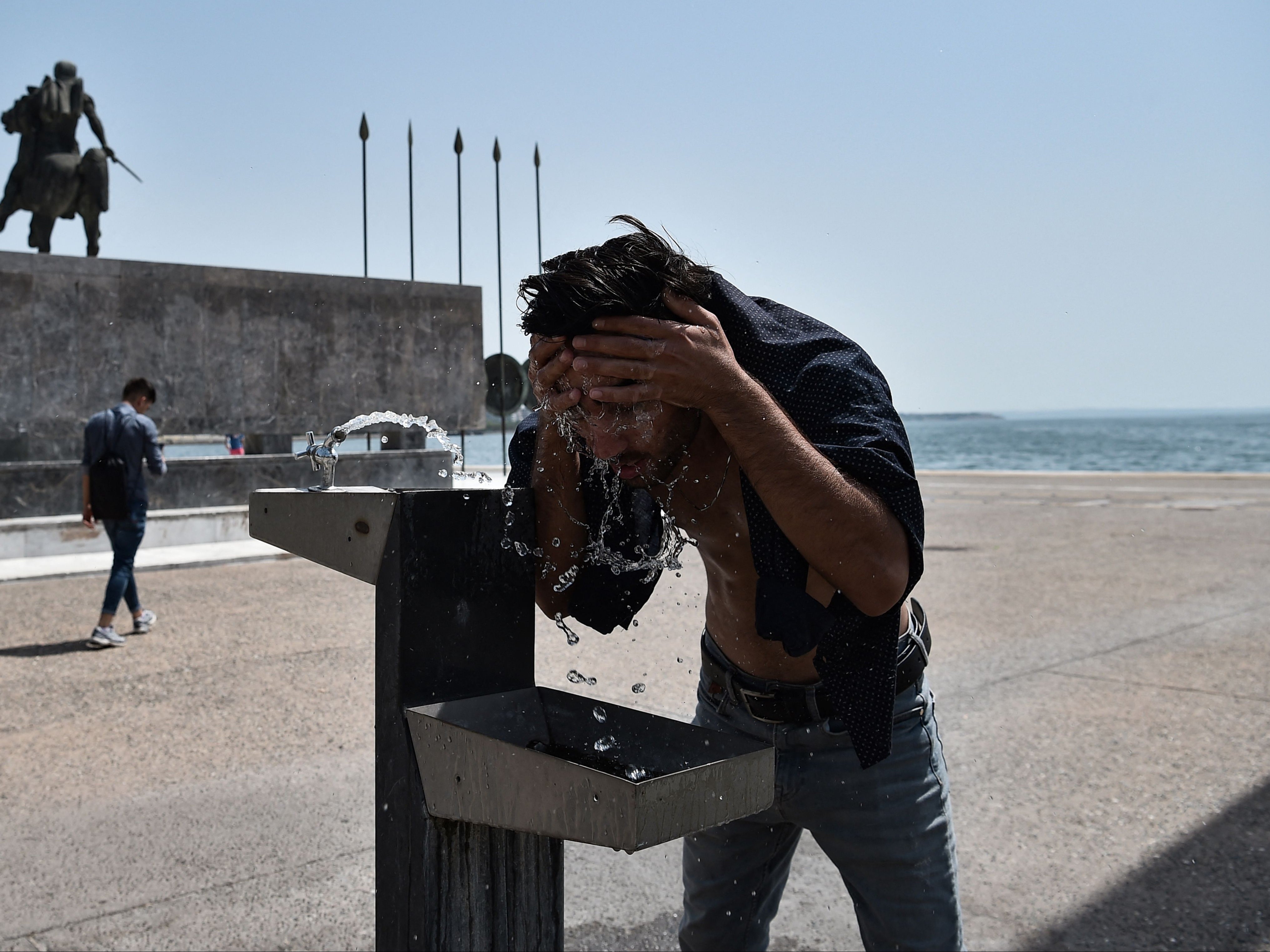 Greece was hit by a heatwave last summer