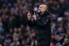 Man City may have to win every game to win Premier League title, Pep Guardiola claims