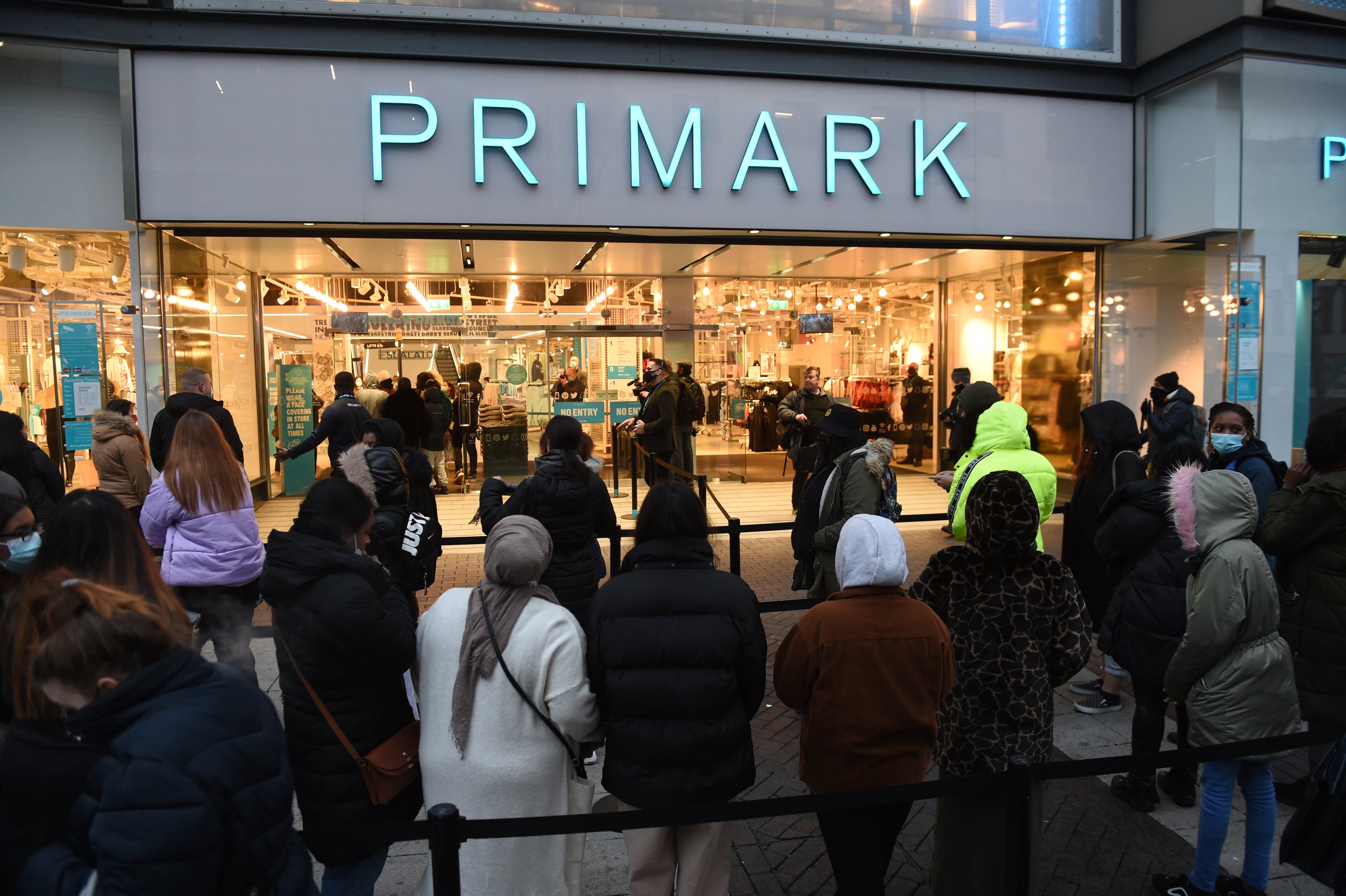 Primark sales jumped over the past few months (Jacob King/PA)