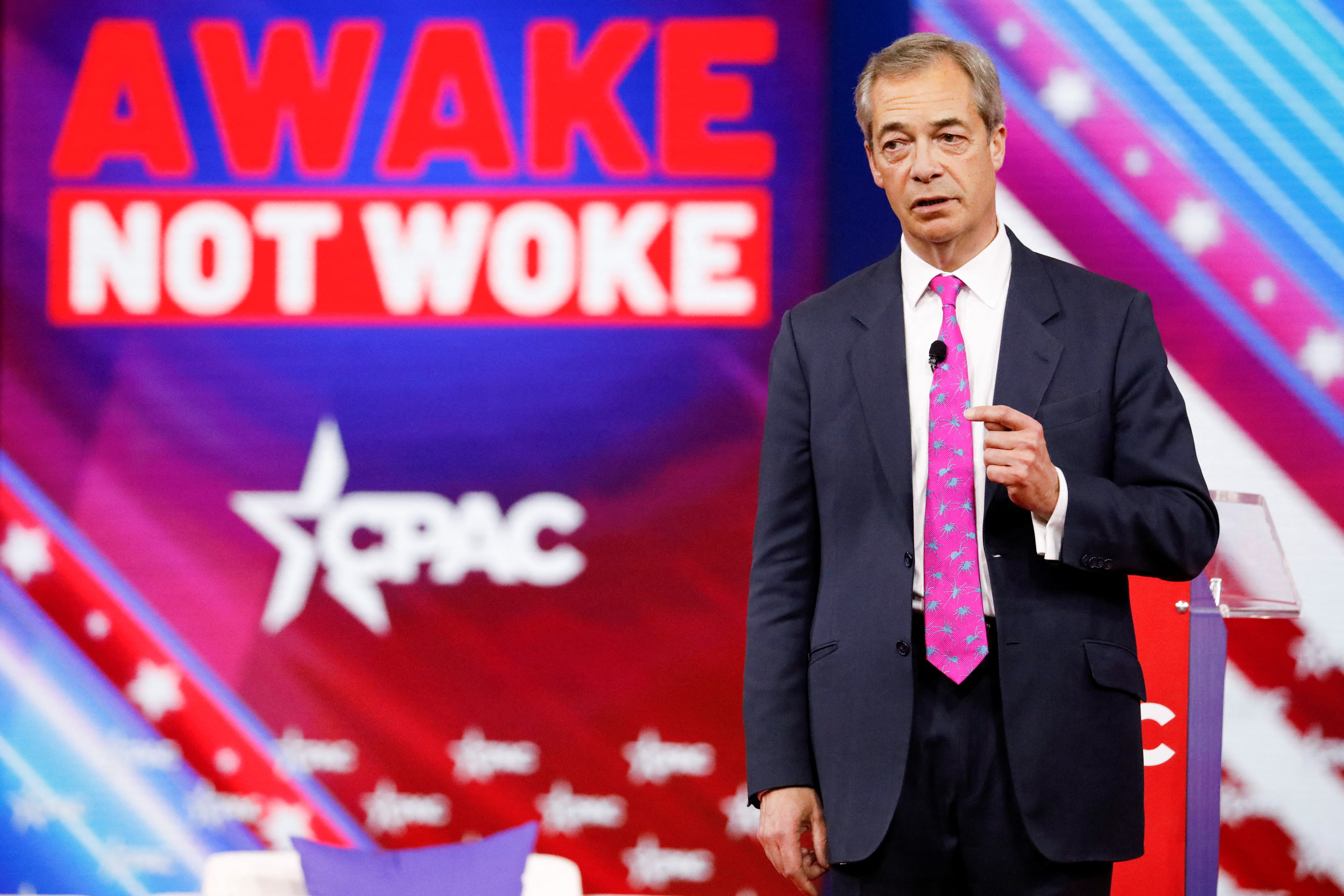 Farage is a regular feature at the annual conference