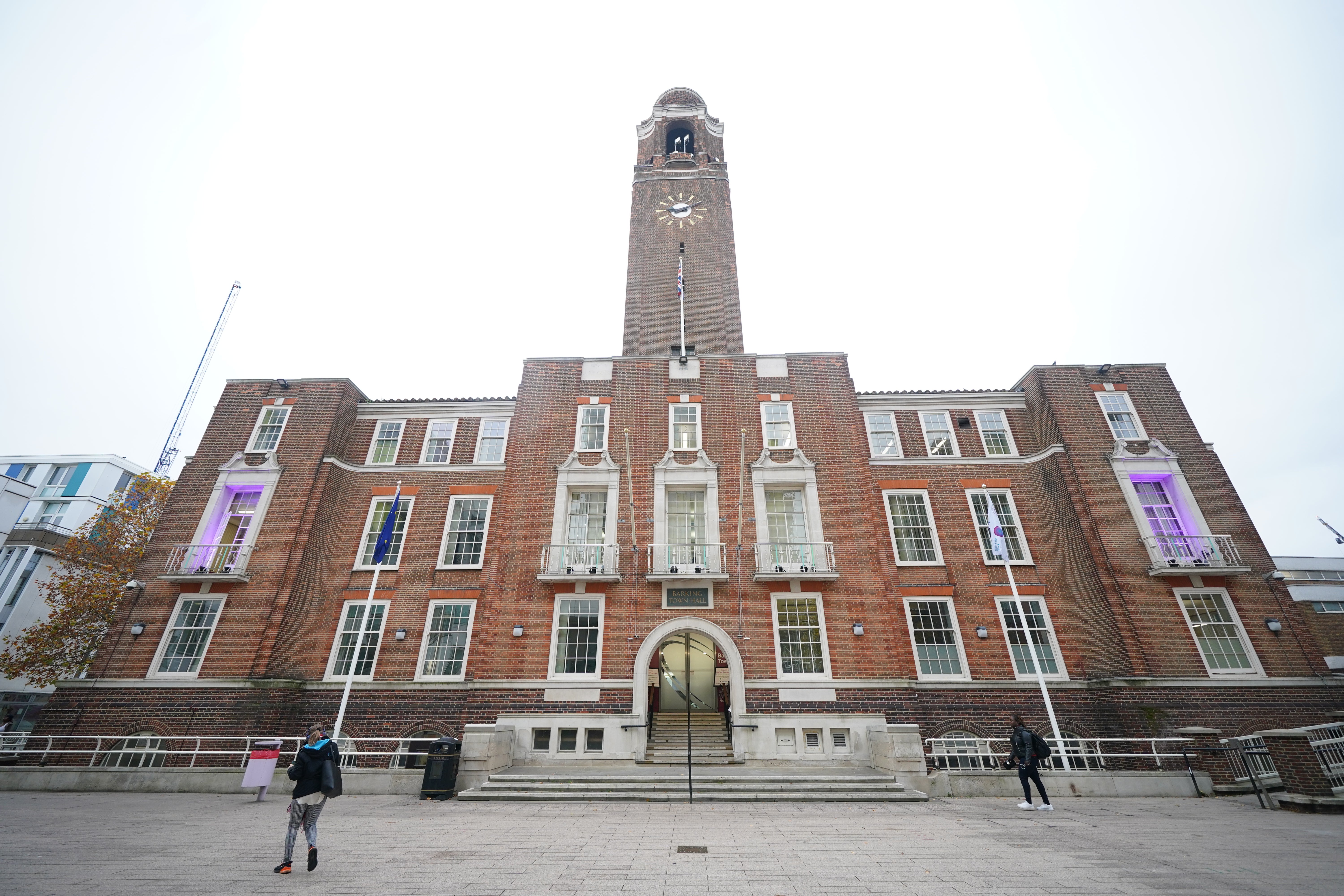 Barking Town Hall in London (Yui Mok/PA)